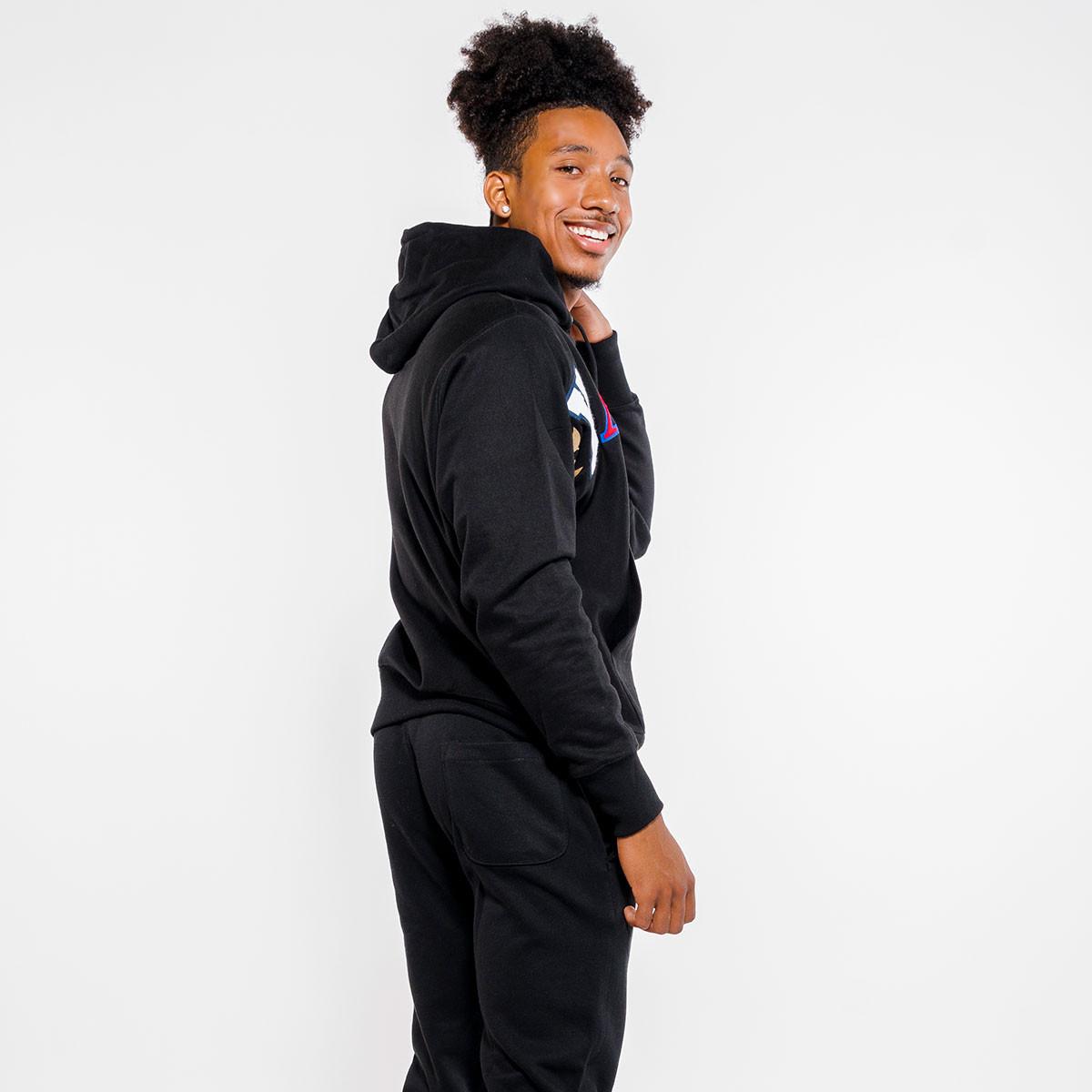 champion old english hoodie black