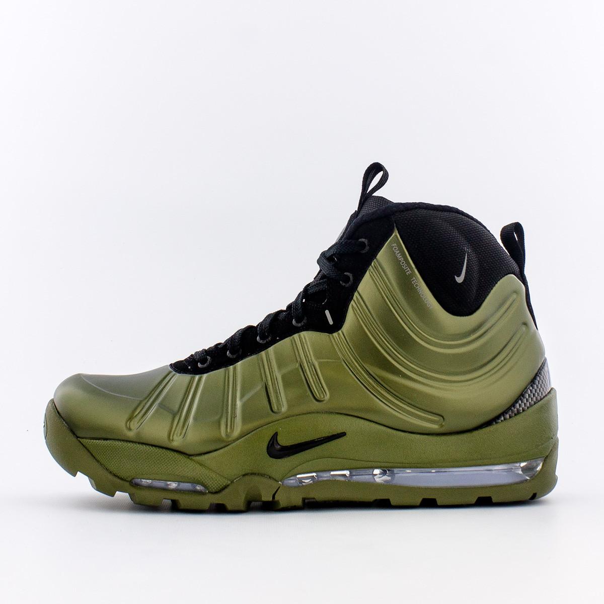 nike air bakin posite olive