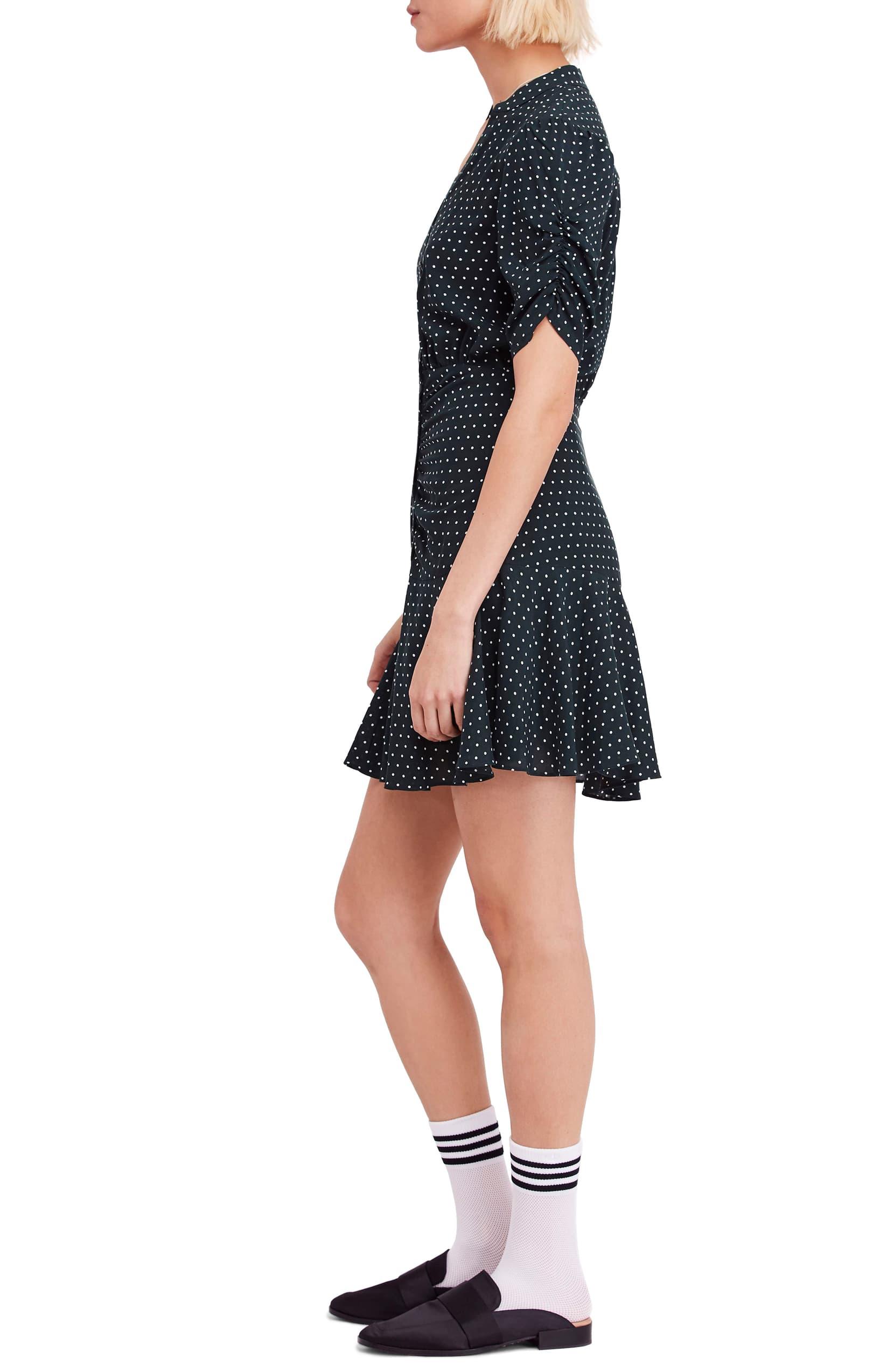Free People Pippa Polka-dot Mini Dress 