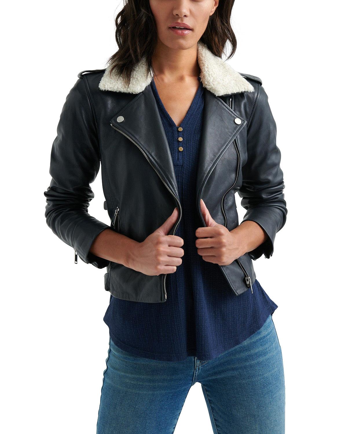 leather jacket brands womens