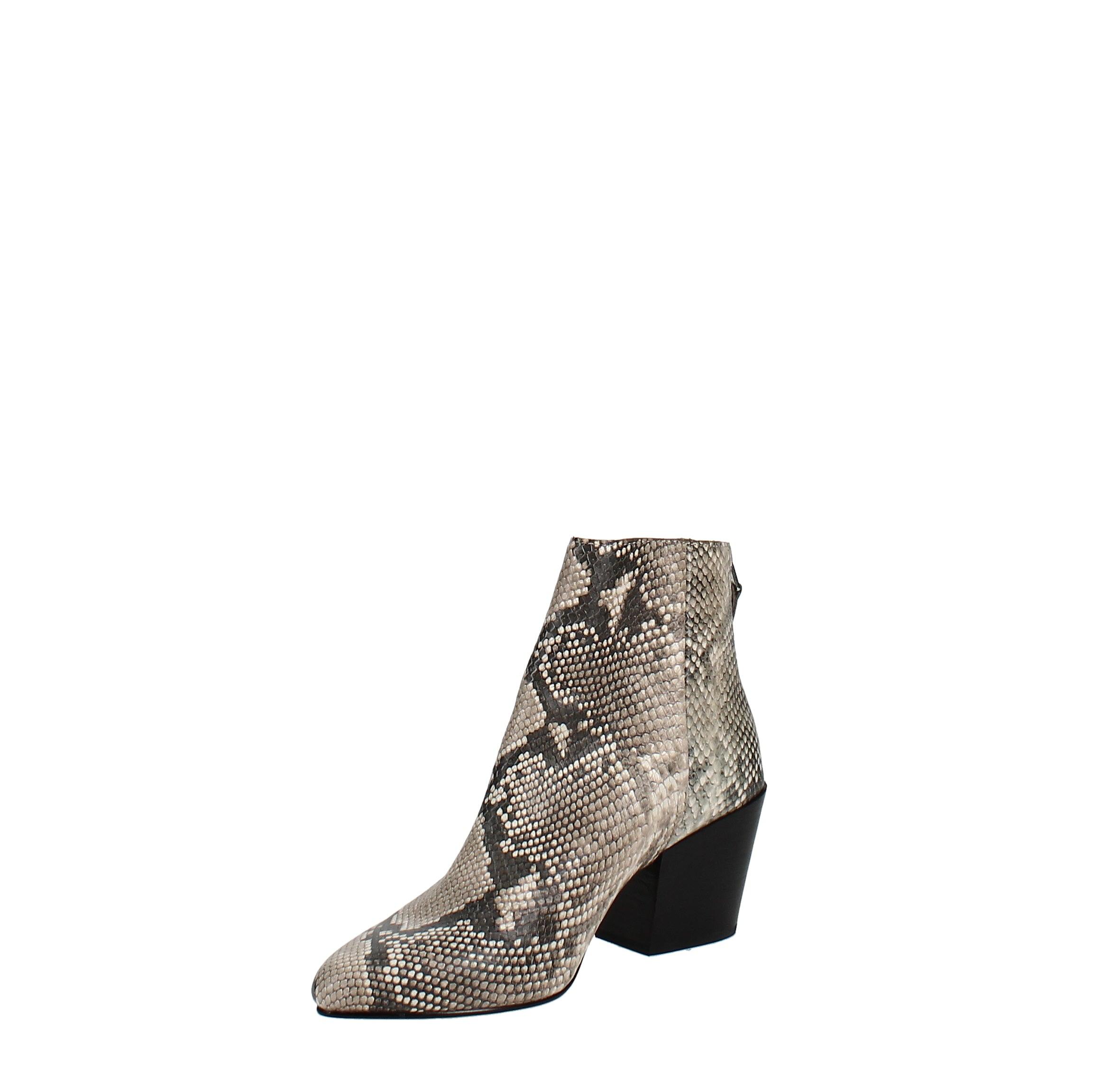 Dolce Vita Coltyn Almond Toe Snakeskin Leather Booties - Lyst