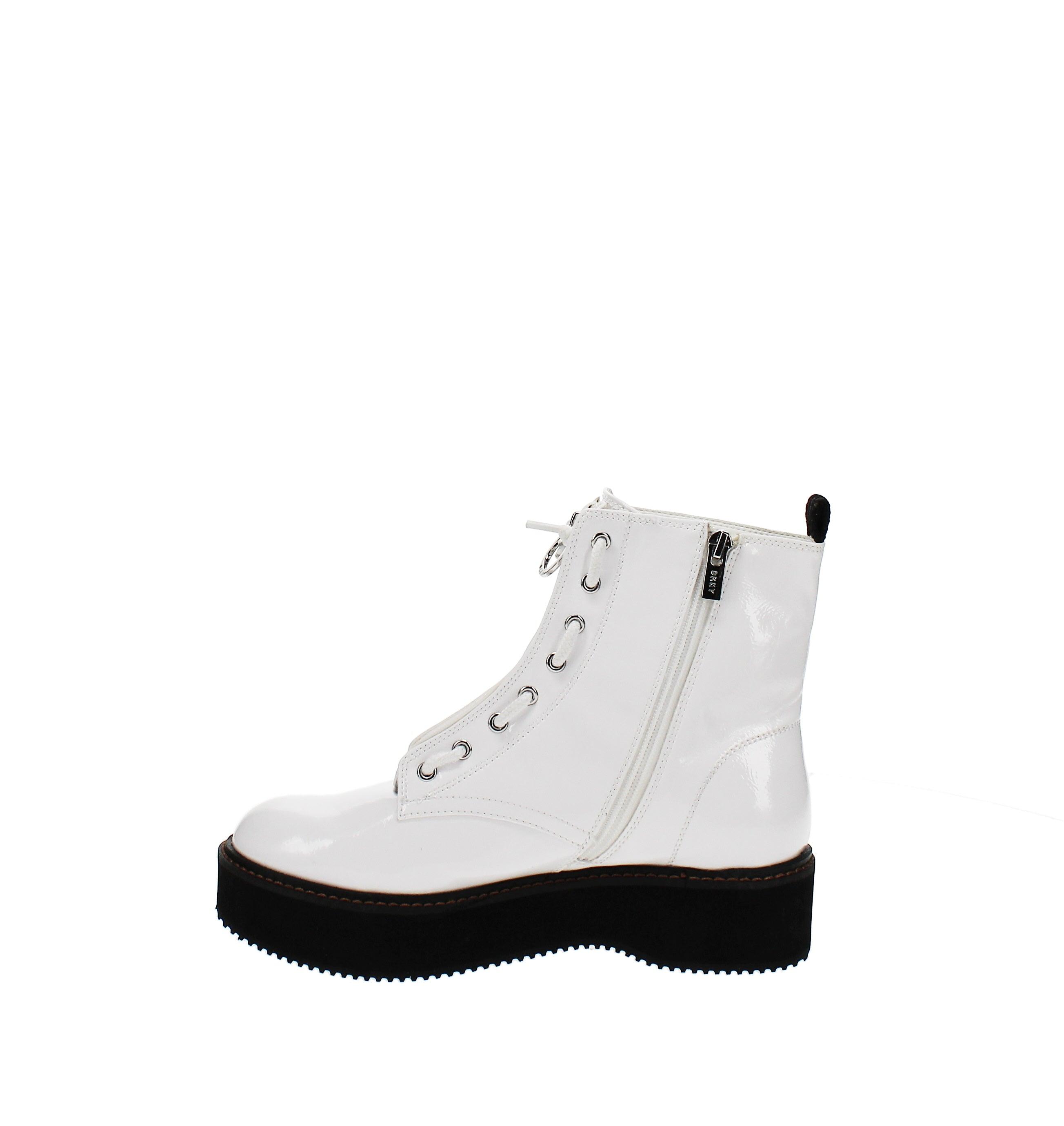dkny white boots