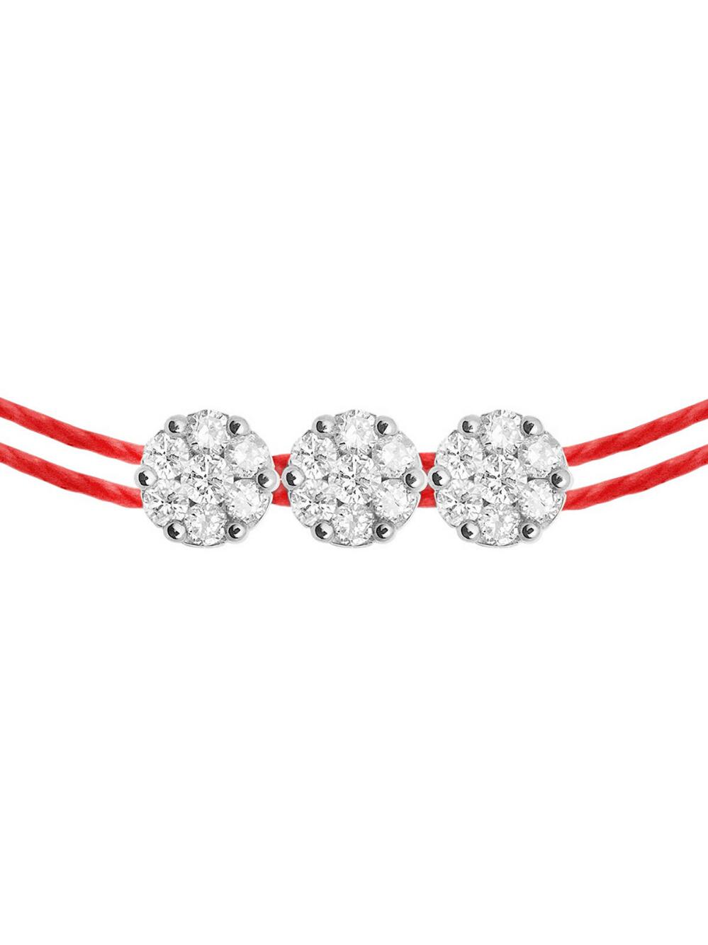 RedLine Trillusion Diamond Red Bracelet Lyst