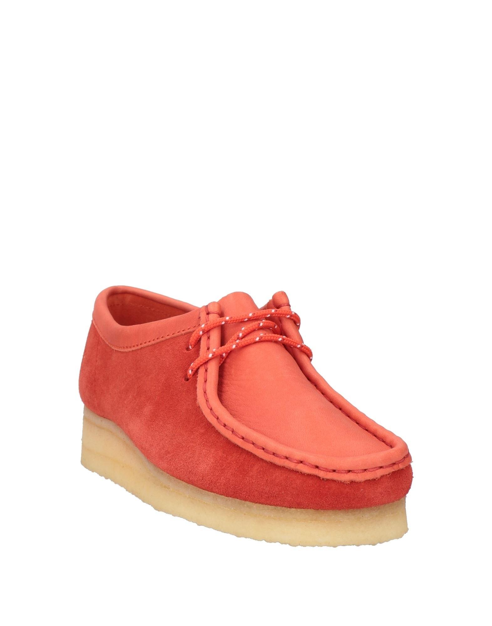 Red Clarks Flats for Women Lyst