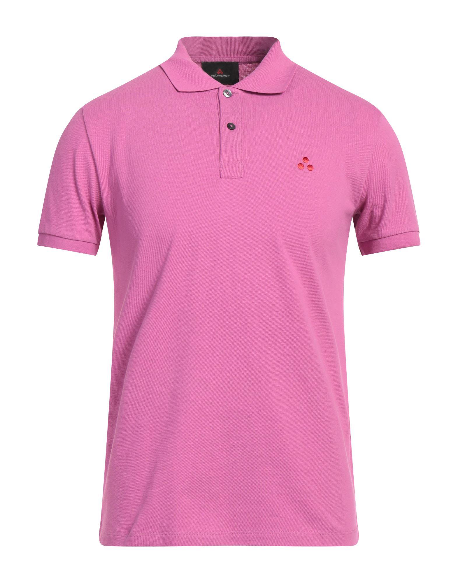 Peuterey Polo Shirt in Pink for Men | Lyst