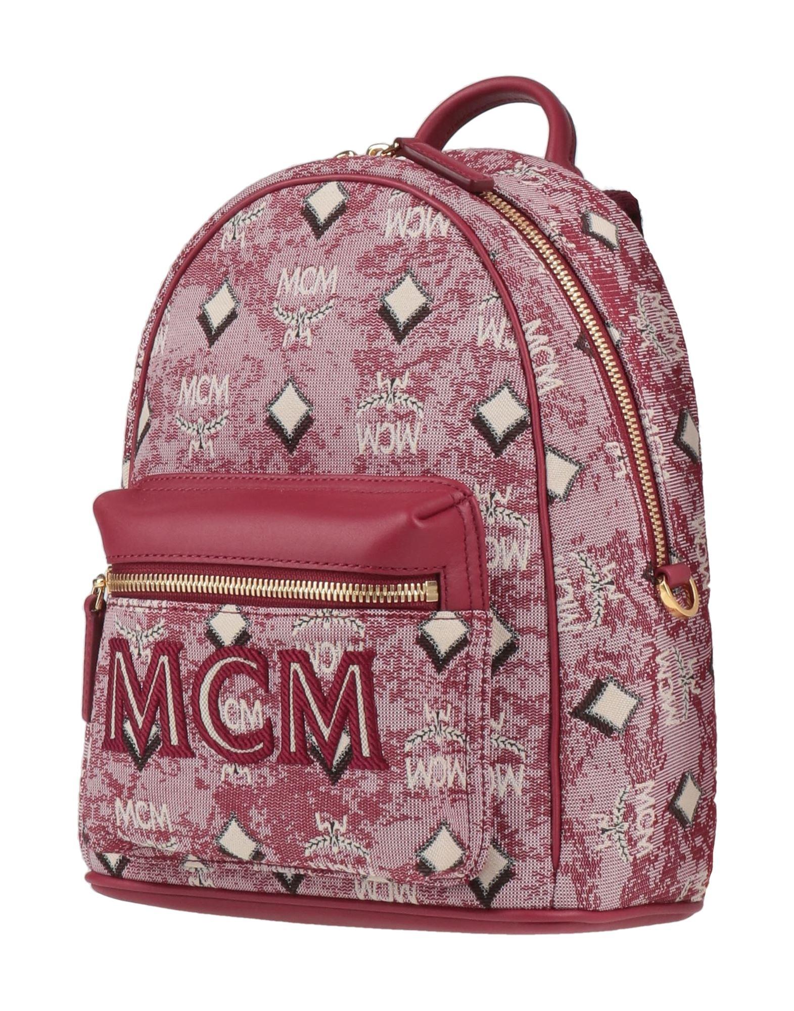 MCM Backpack in Red
