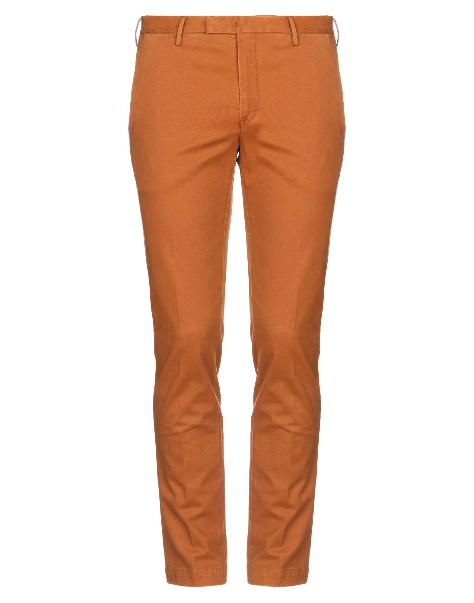PT01 Cotton Casual Pants in Brown for Men - Lyst