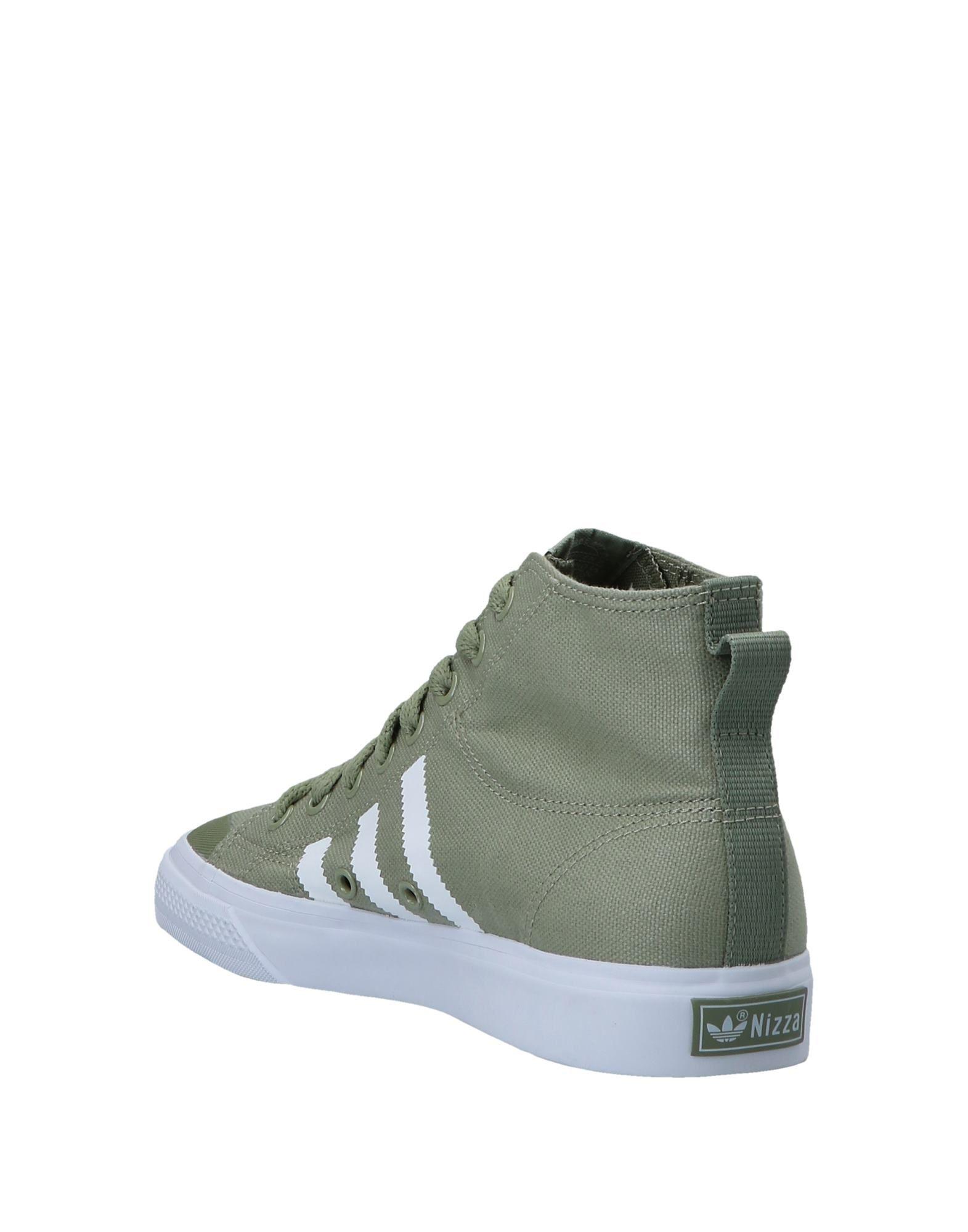 adidas Originals Canvas High-tops & Sneakers in Military Green (Green) for  Men | Lyst