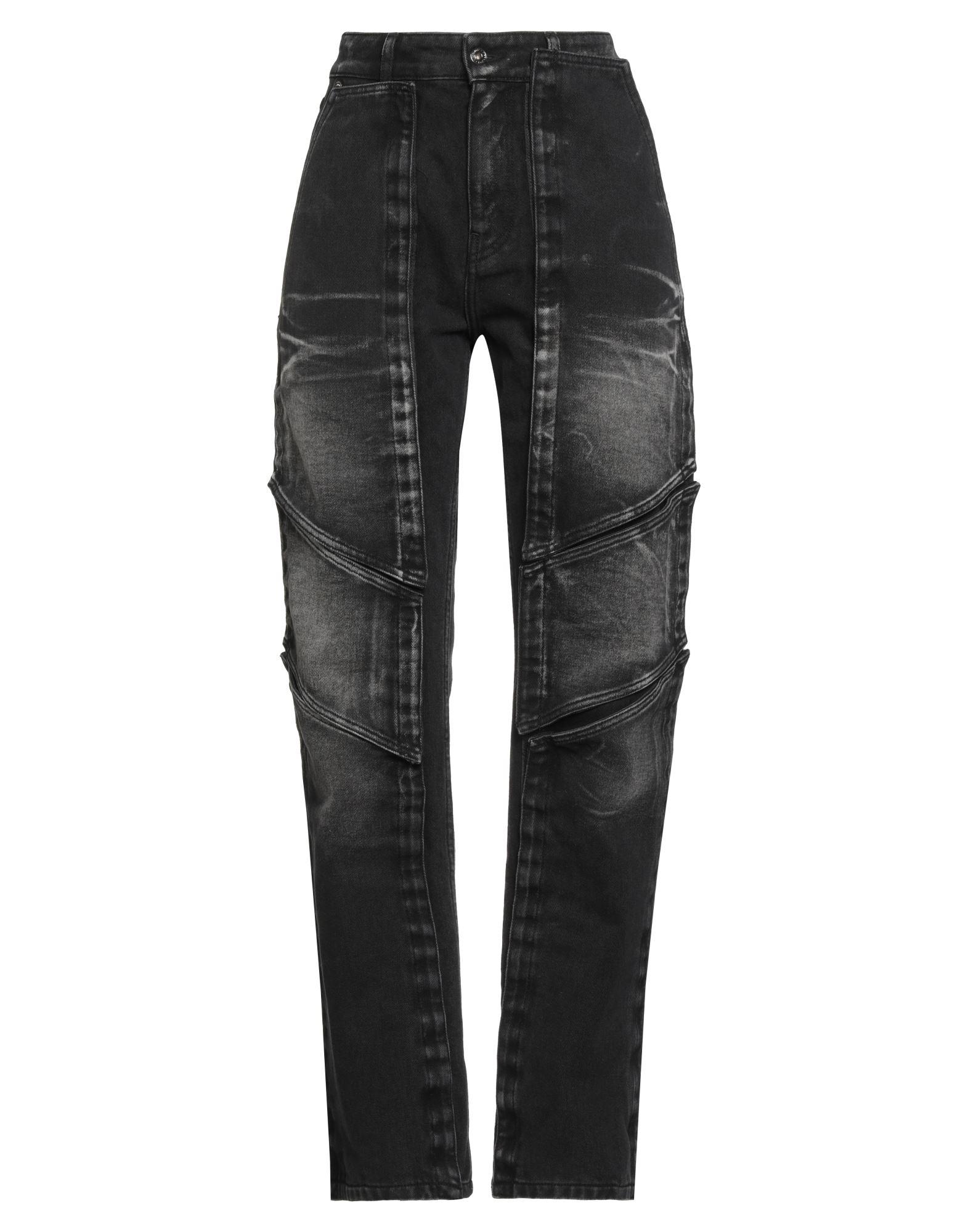 パンツ Y PROJECT Women Straight Pants 107PA002EVERGREENBLACK Black Y/Project Outlet: Jeans woman - Black | Y/Project jeans