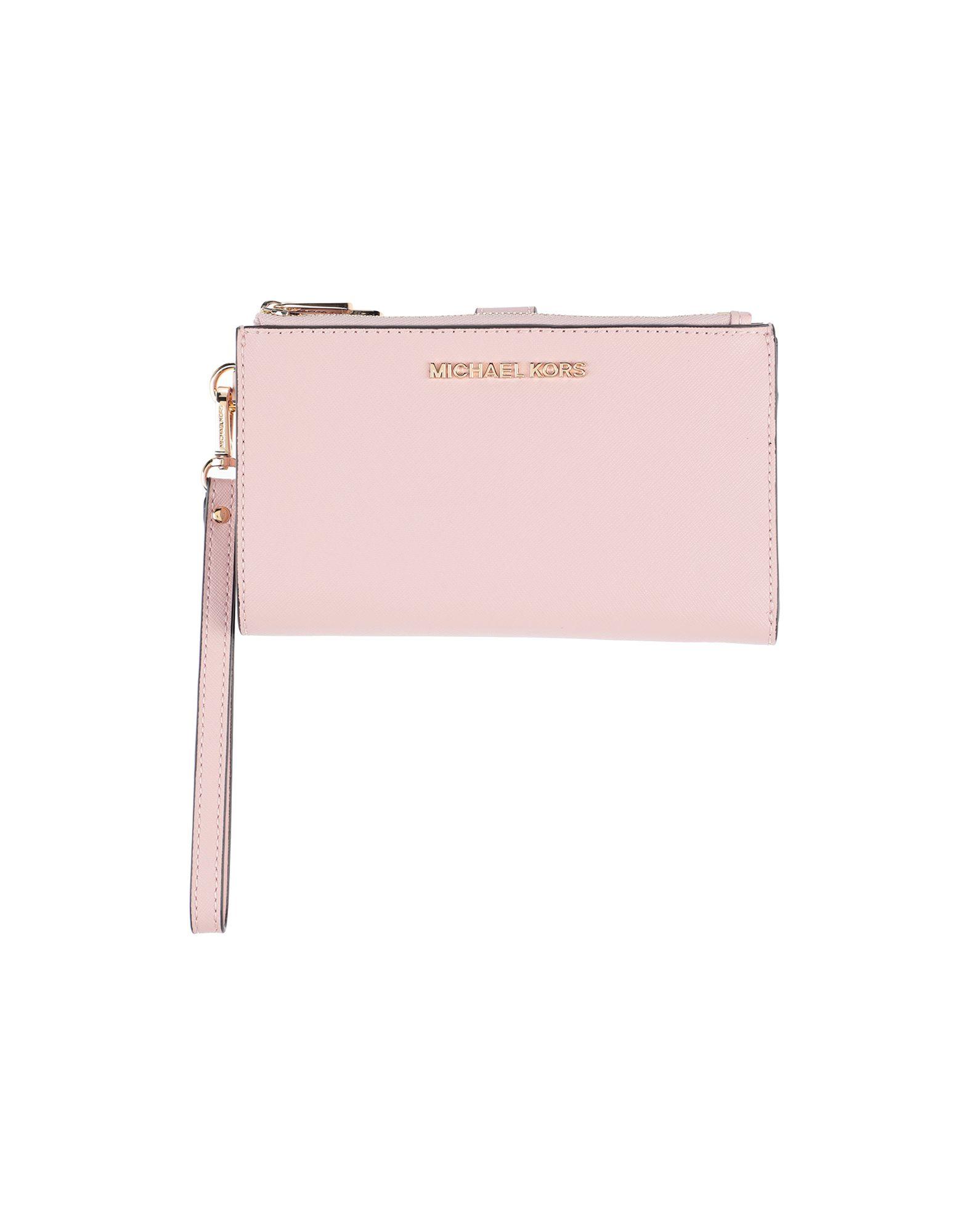 Buy MICHAEL Michael Kors Vanilla  Soft Pink Mott Medium Wallet for Women  Online  Tata CLiQ Luxury