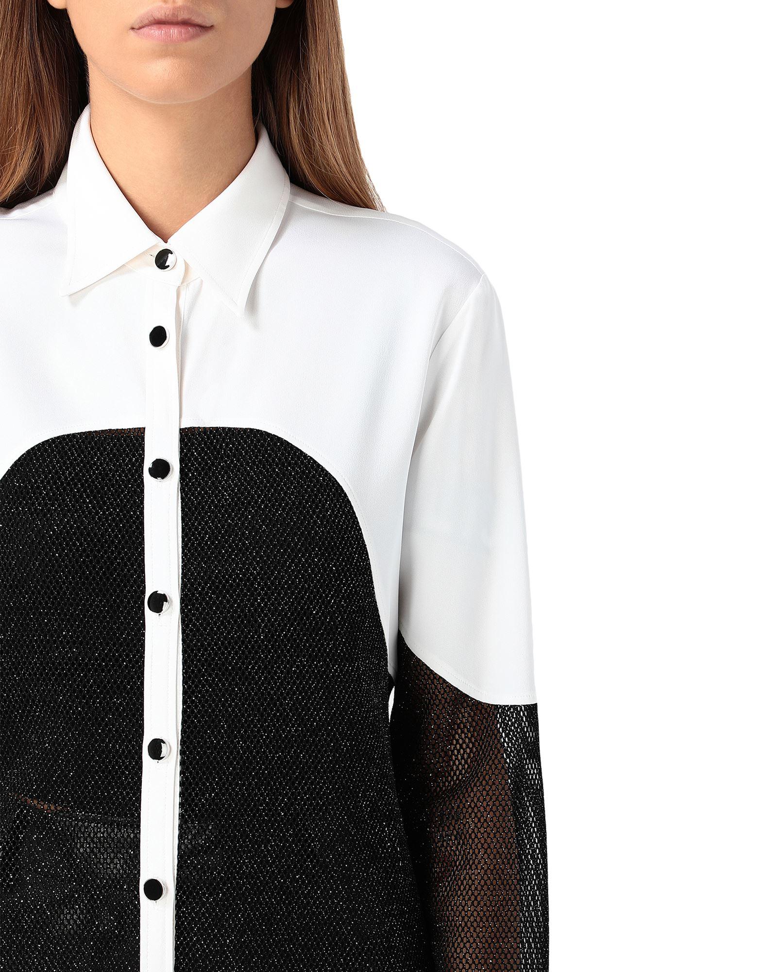 Just Cavalli Synthetic Shirt in White - Lyst