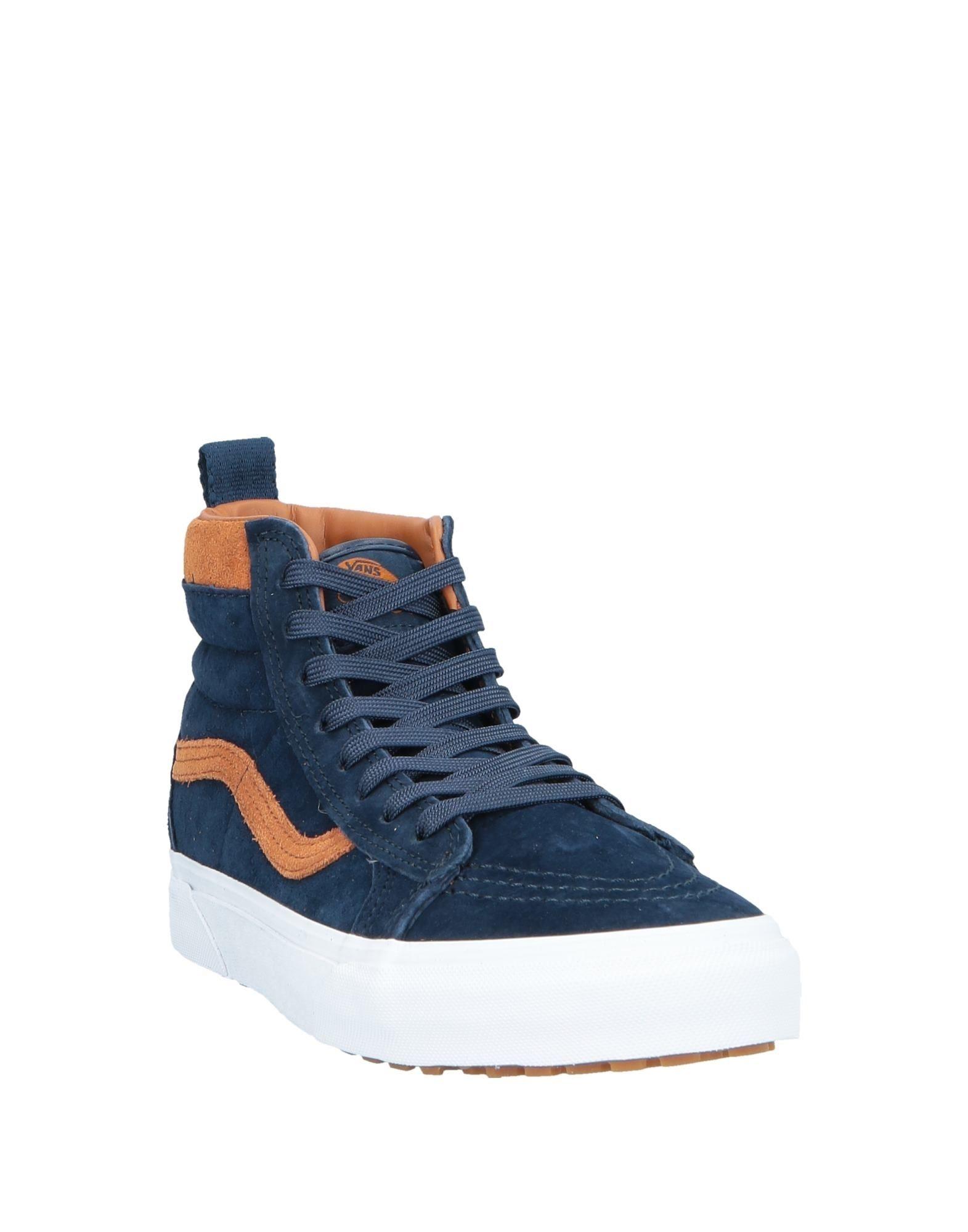 blue suede vans high tops