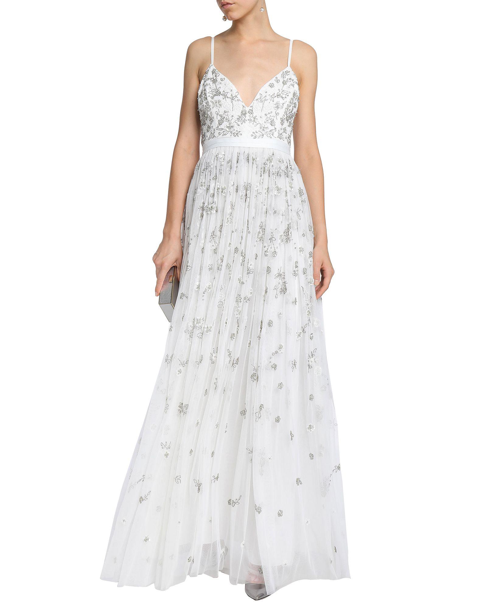 needle and thread white gown