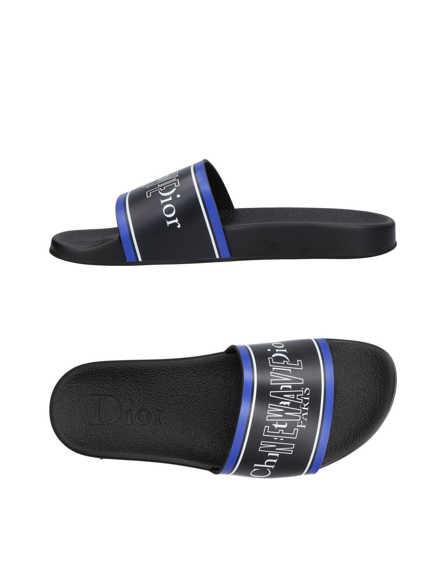 Sandales Dior pour homme en coloris Noir | Lyst
