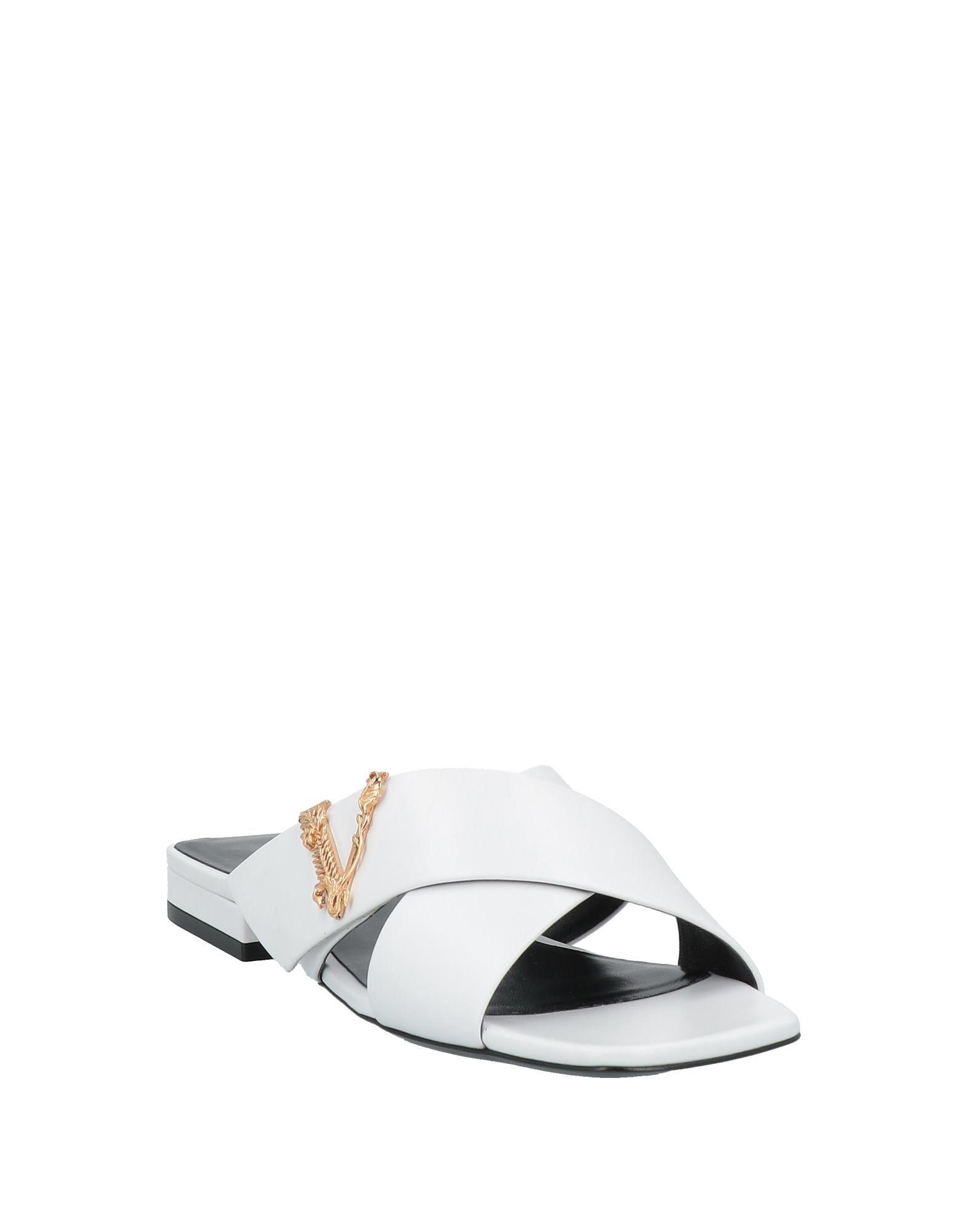 Versace Sandals in White | Lyst
