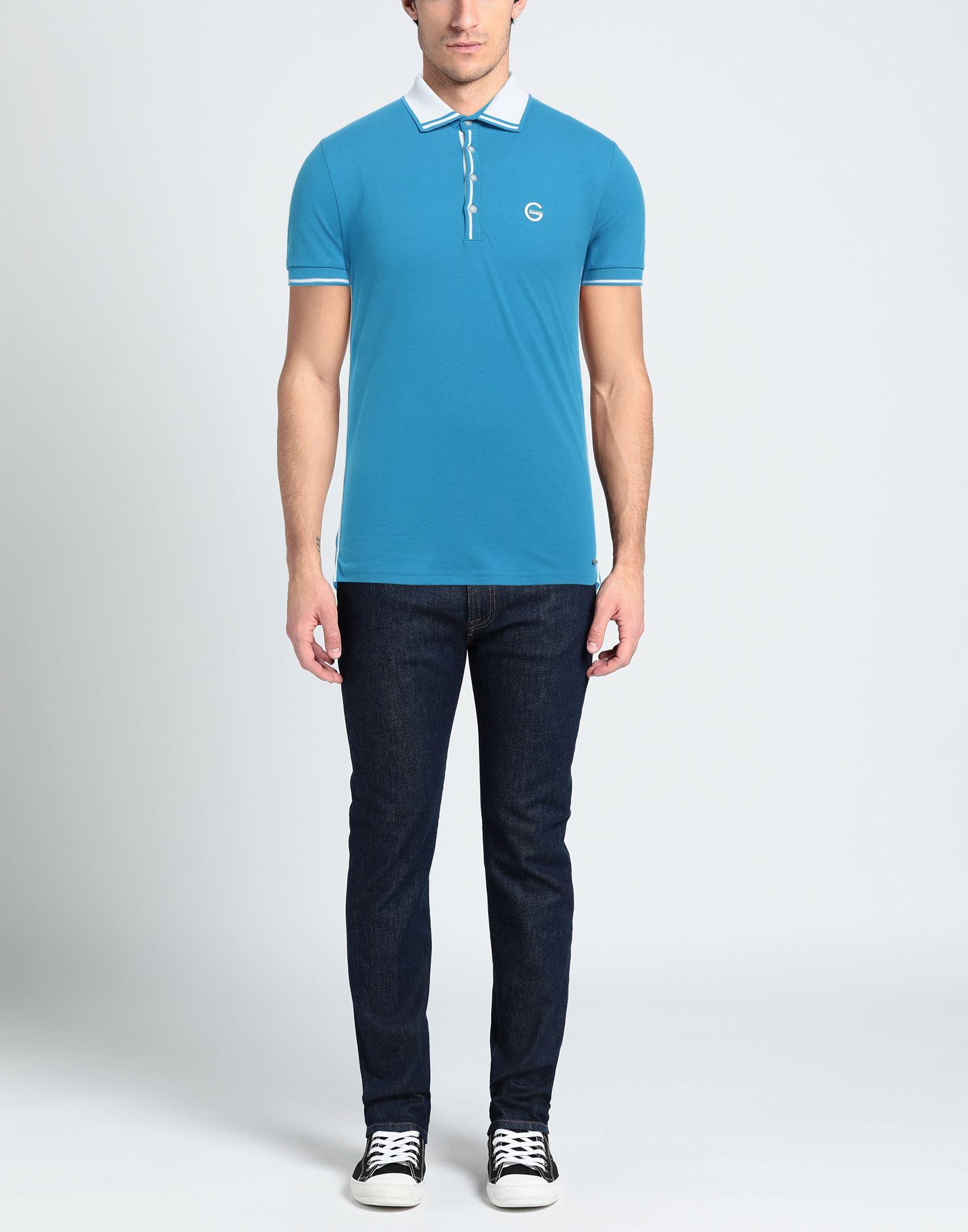 GAUDI Polo Shirt in Blue for Men | Lyst