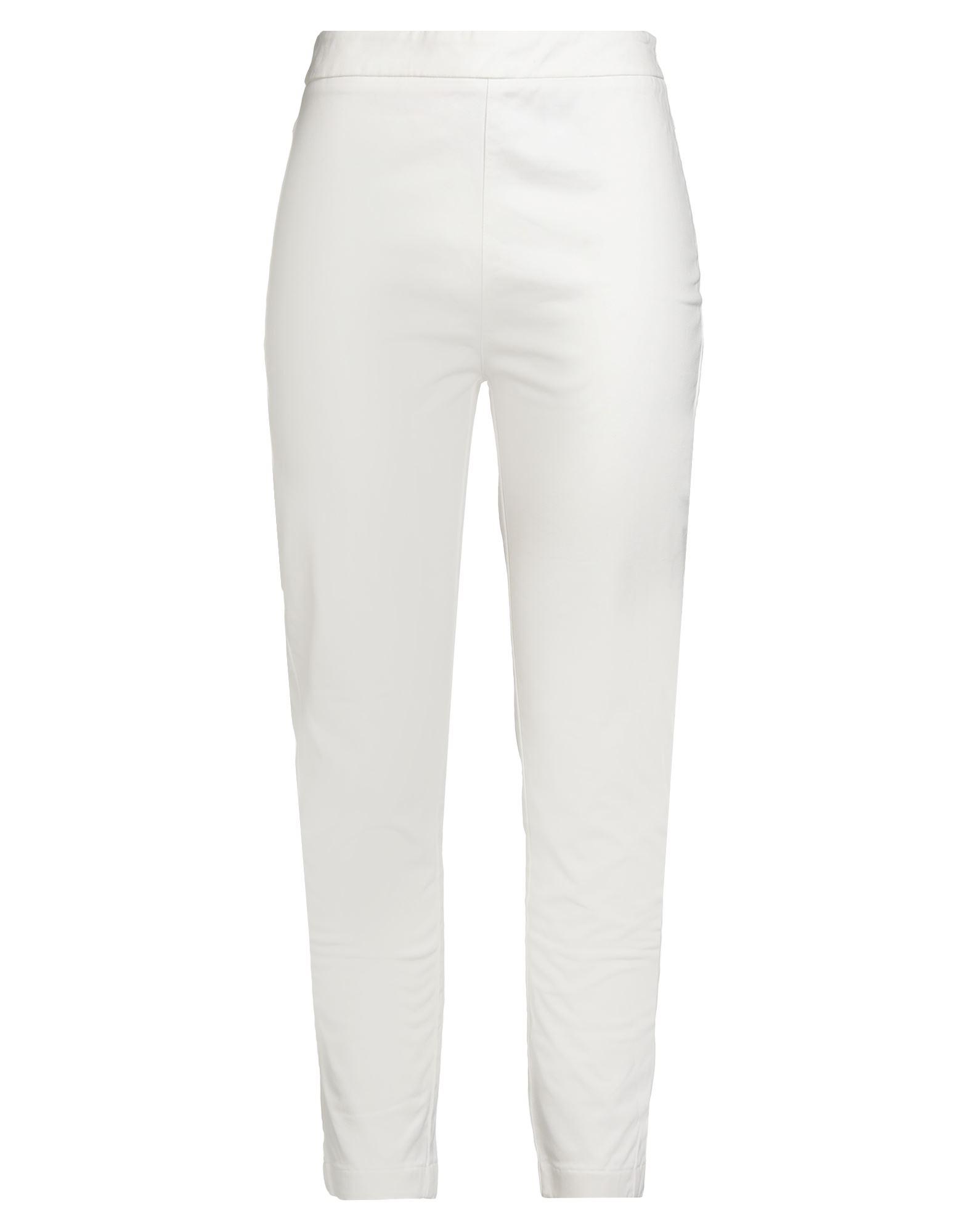 パンツ BALLANTYNE Women Straight Pants V1T050 14CHP98006 WHITE Ballantyne Straight-leg pants for Women | Online Sale up to