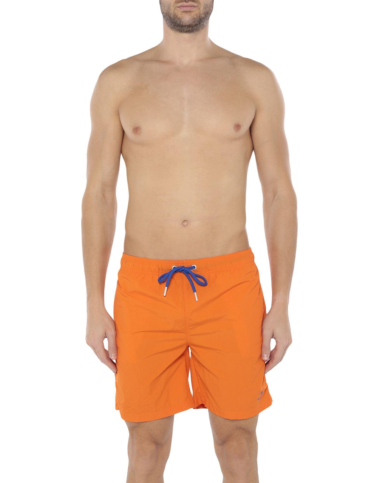 Short de bain Synthétique GANT pour homme en coloris Orange - Lyst