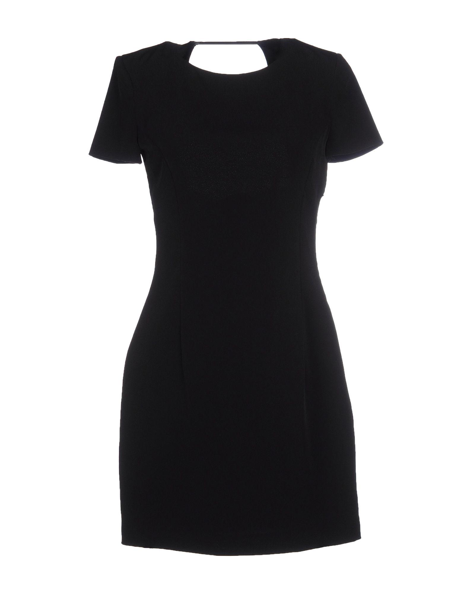 Frankie Morello Short Dress in Black - Lyst