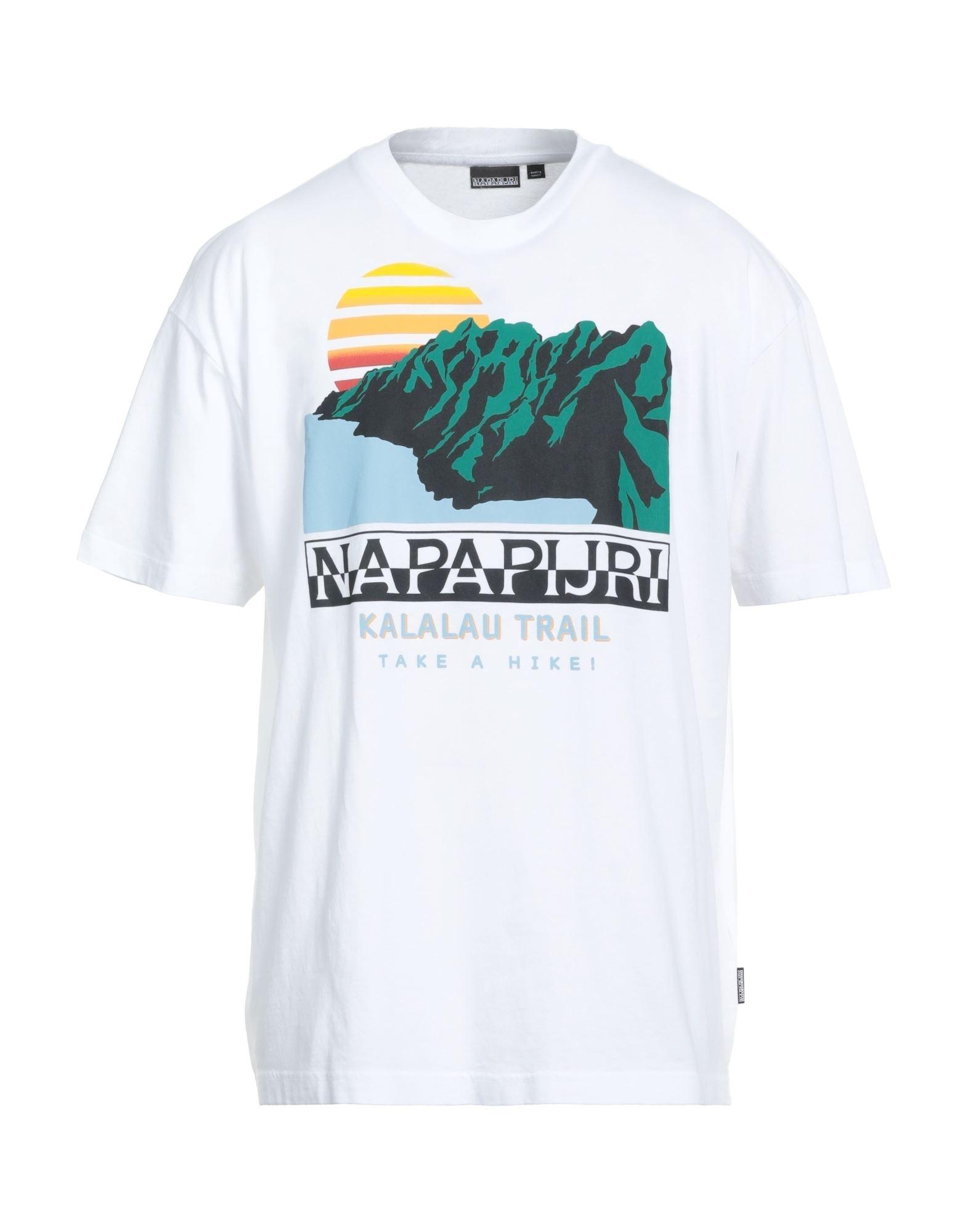 Napapijri T-shirt in White for Men | Lyst