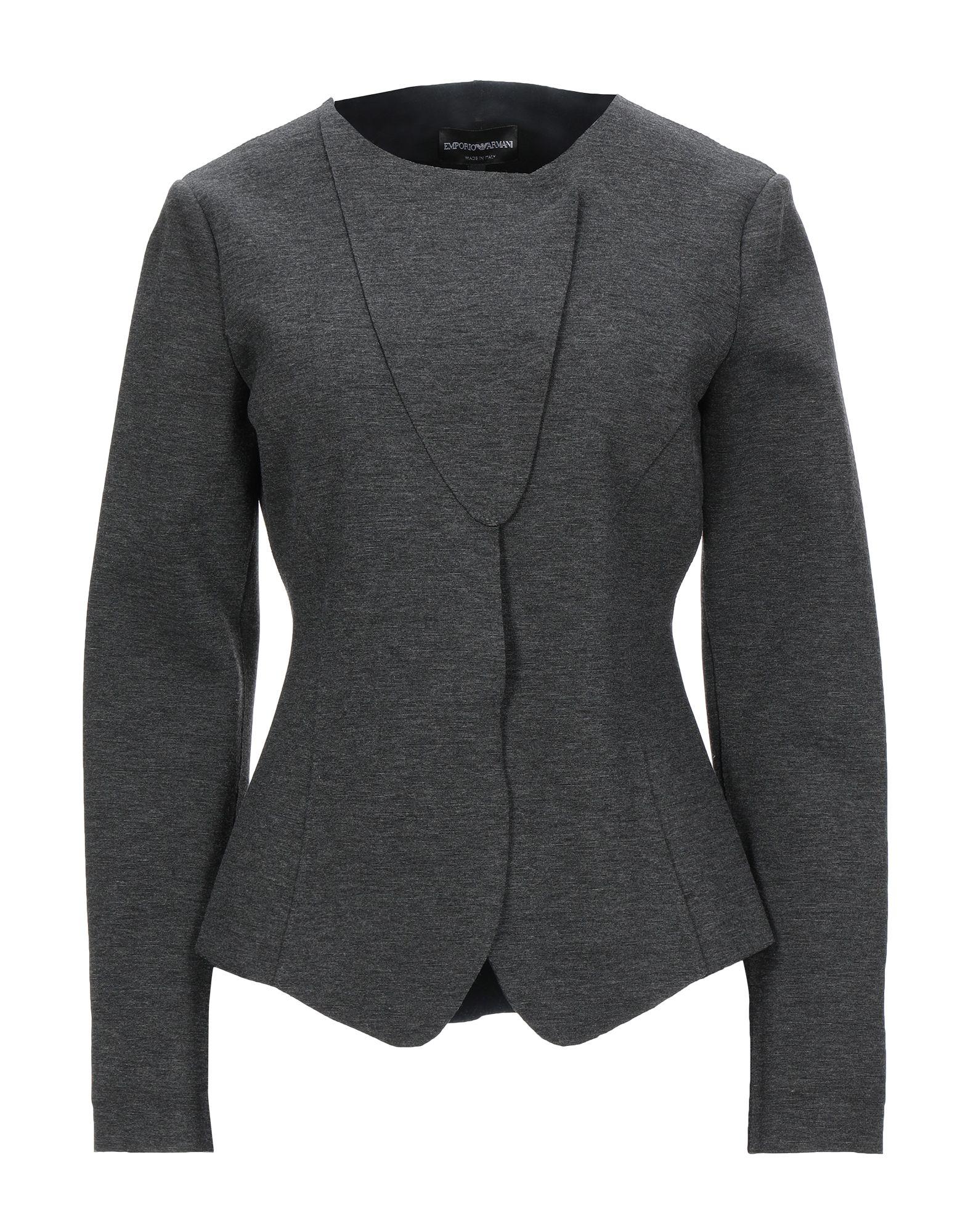 Emporio Armani Suit Jacket in Lead (Gray) - Lyst