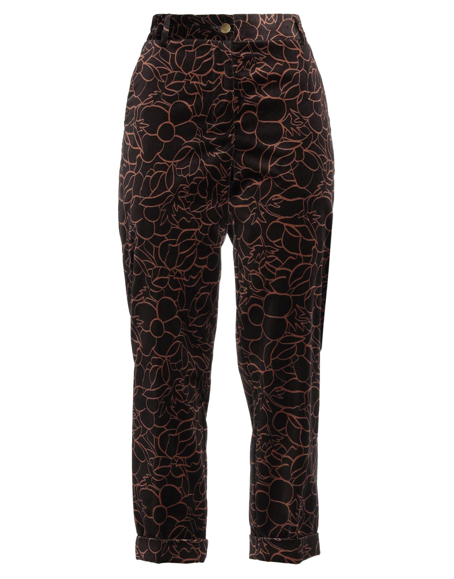 Momoní Velvet Pants in Dark Brown (Brown) | Lyst