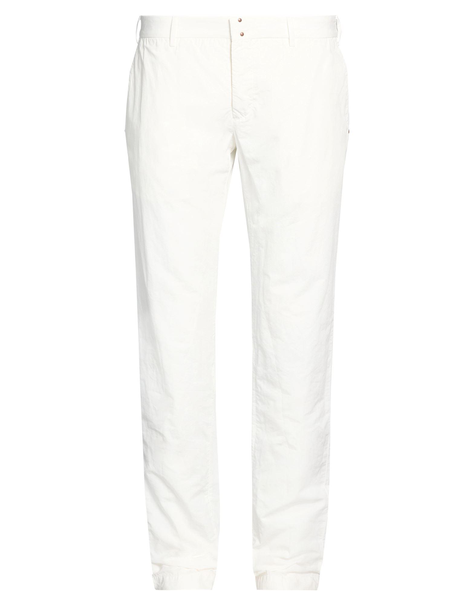 パンツ INCOTEX linen cotton white pants Incotex Linen Pants for Men | Lyst
