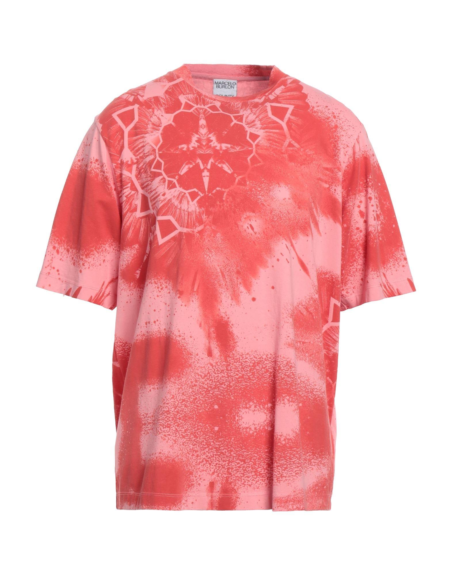 Marcelo Burlon T-shirt in Pink for Men | Lyst