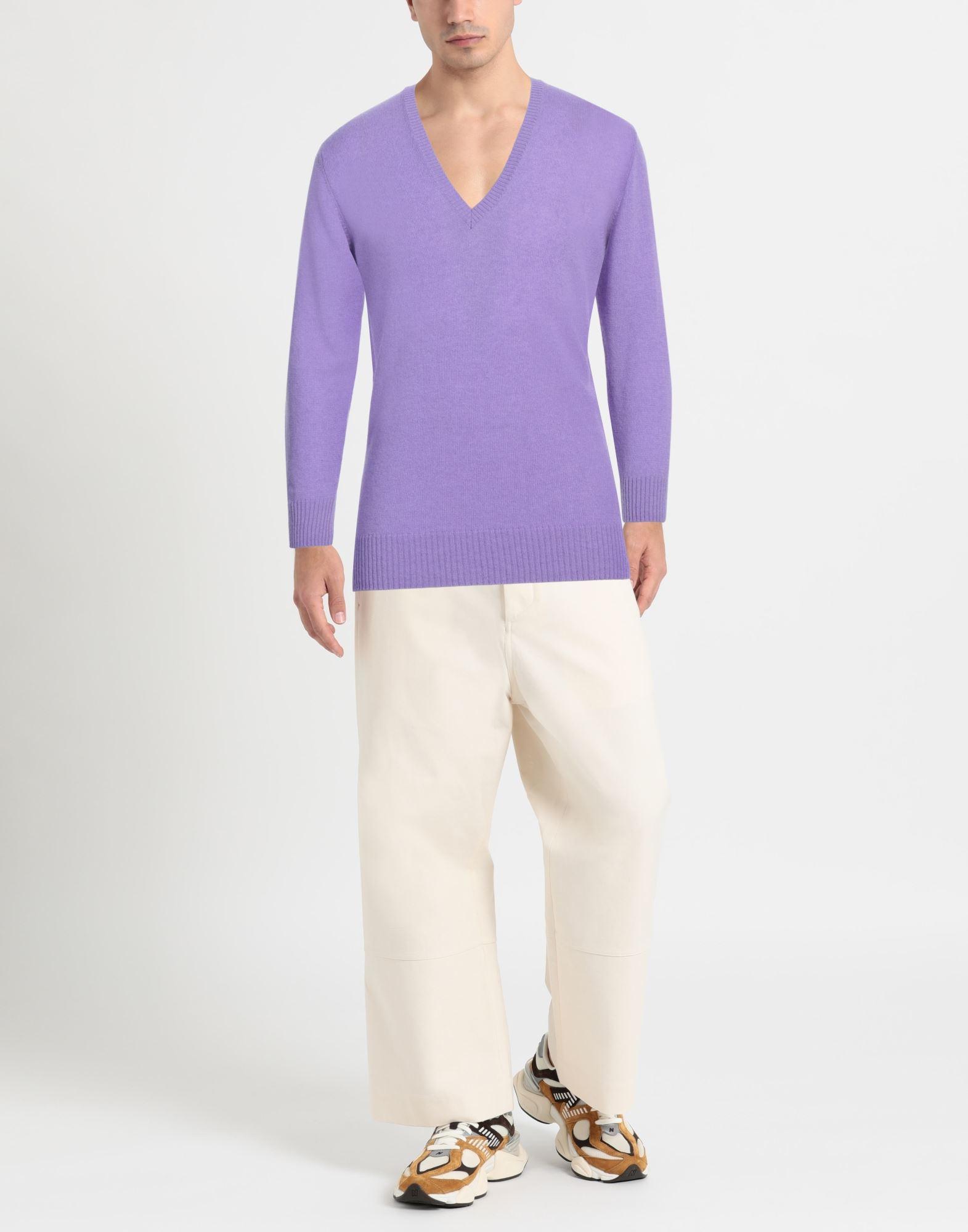 Mens light purple sweater discount