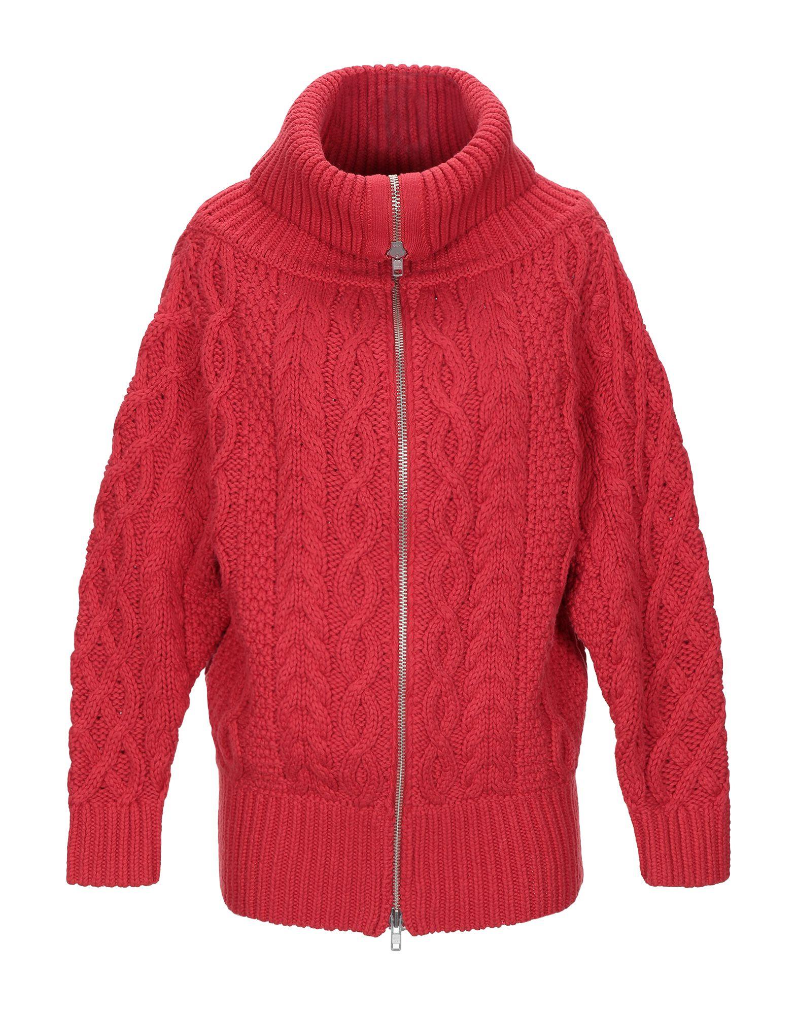 Self-Portrait Cotton Cardigan in Red - Lyst