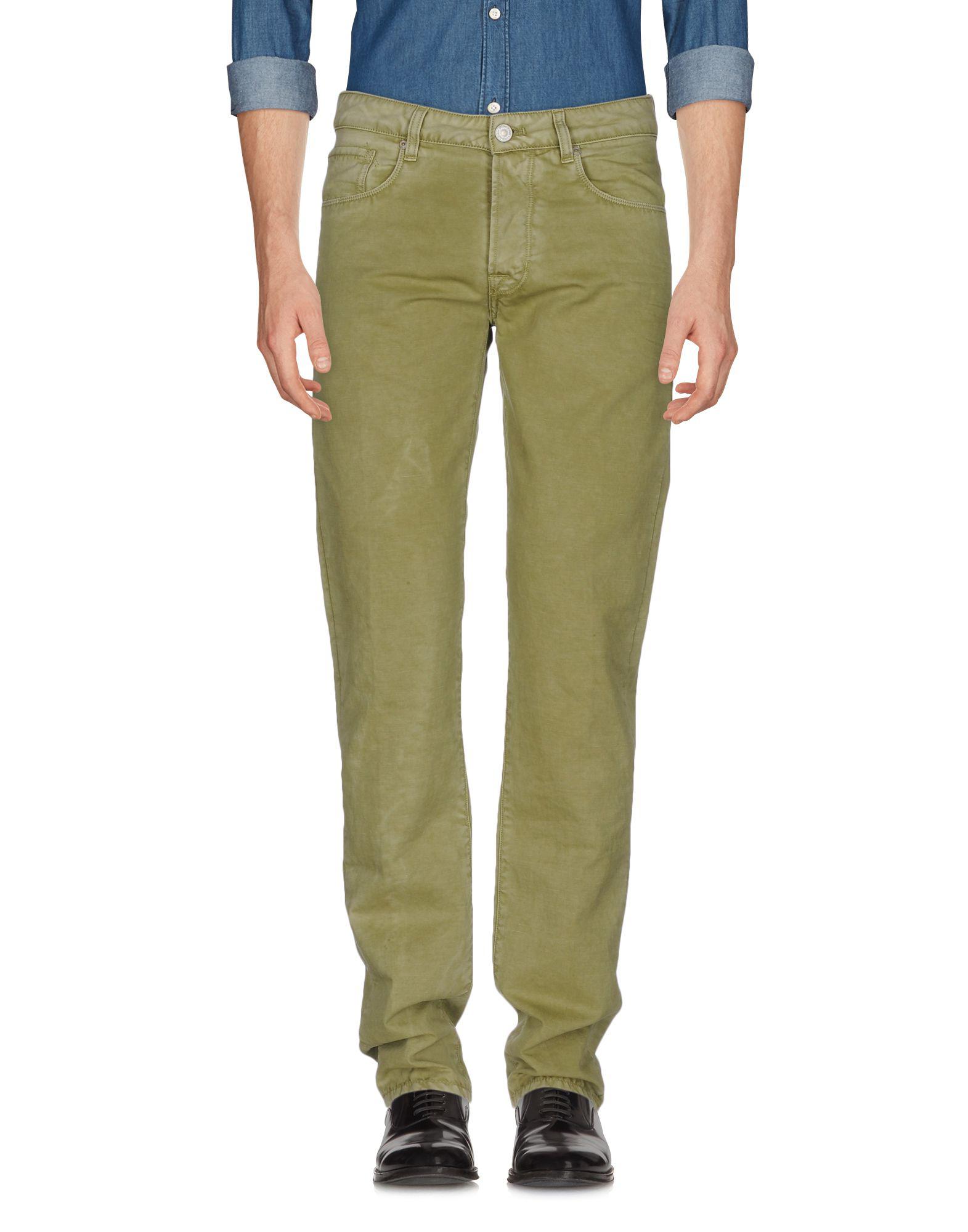 Pt05 Leather Casual Trouser in Light Green (Green) for Men - Lyst