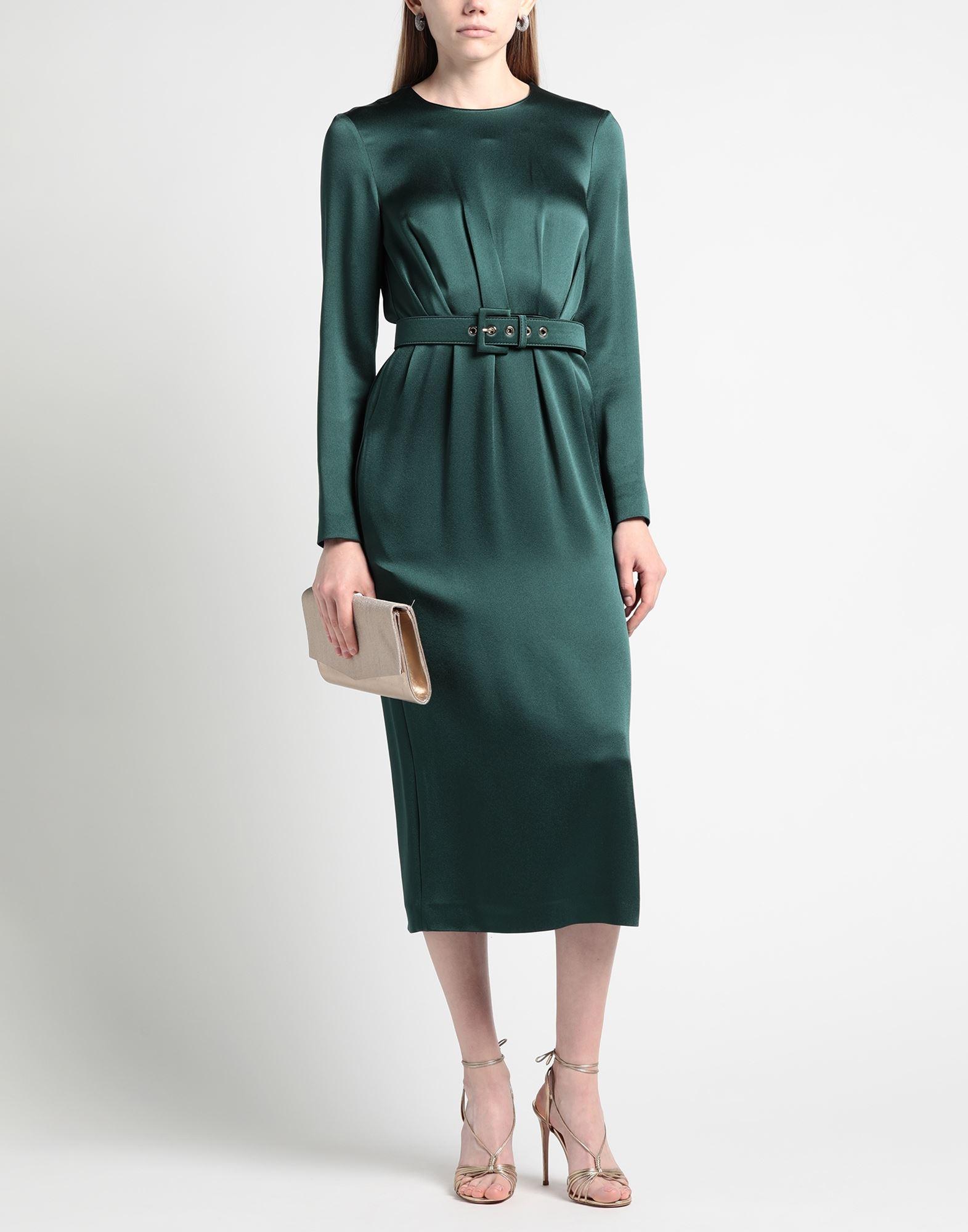 slim fit dress slacks Roxana Dress Green Guipure main image 1
