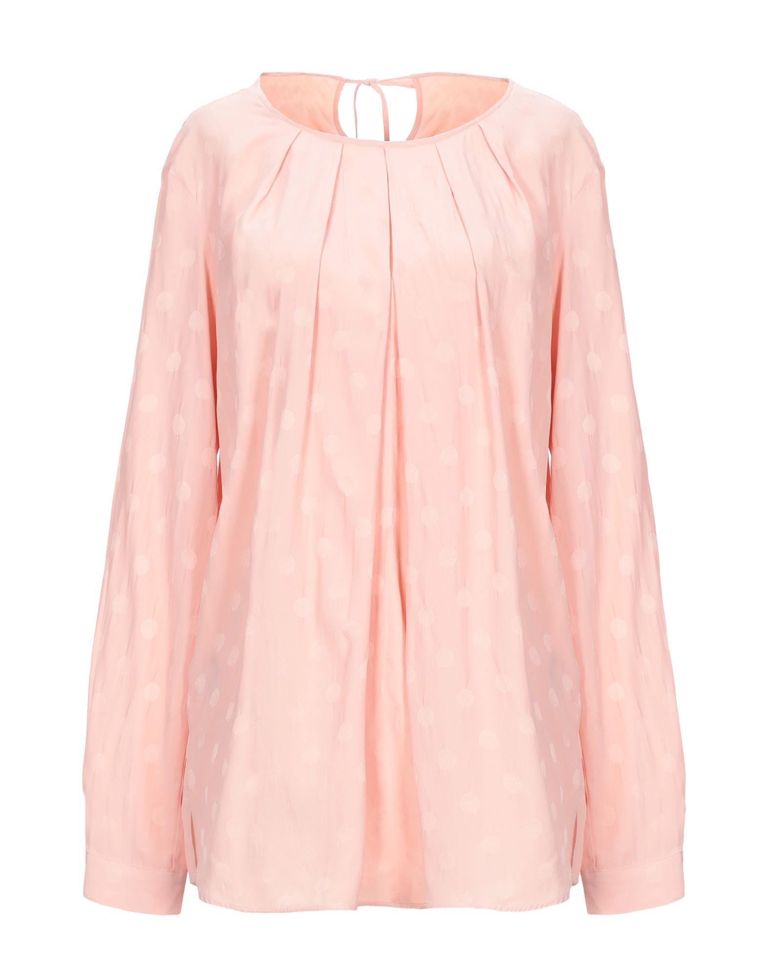 Dondup Silk Blouse in Pink - Lyst