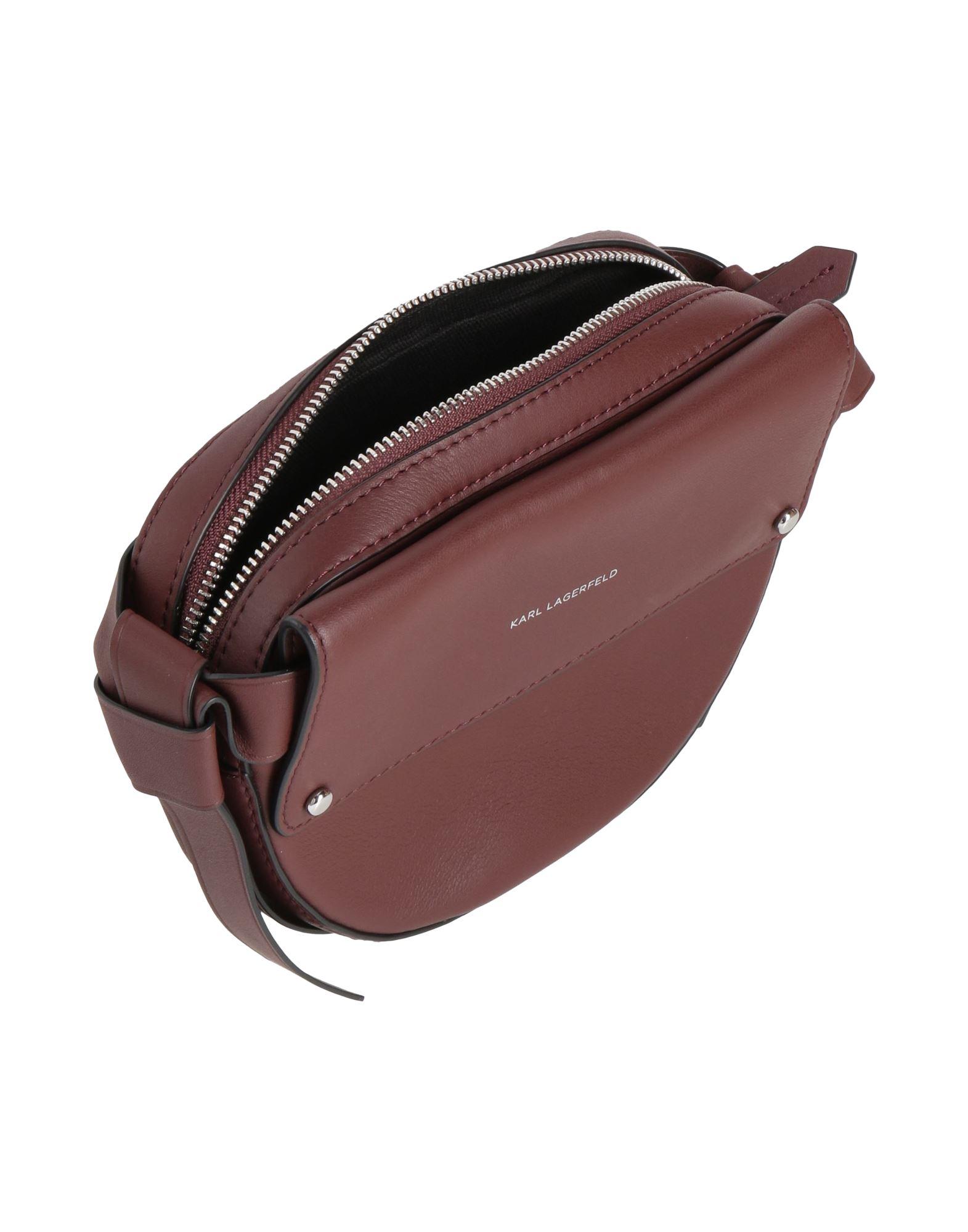 Karl lagerfeld burgundy bag hotsell