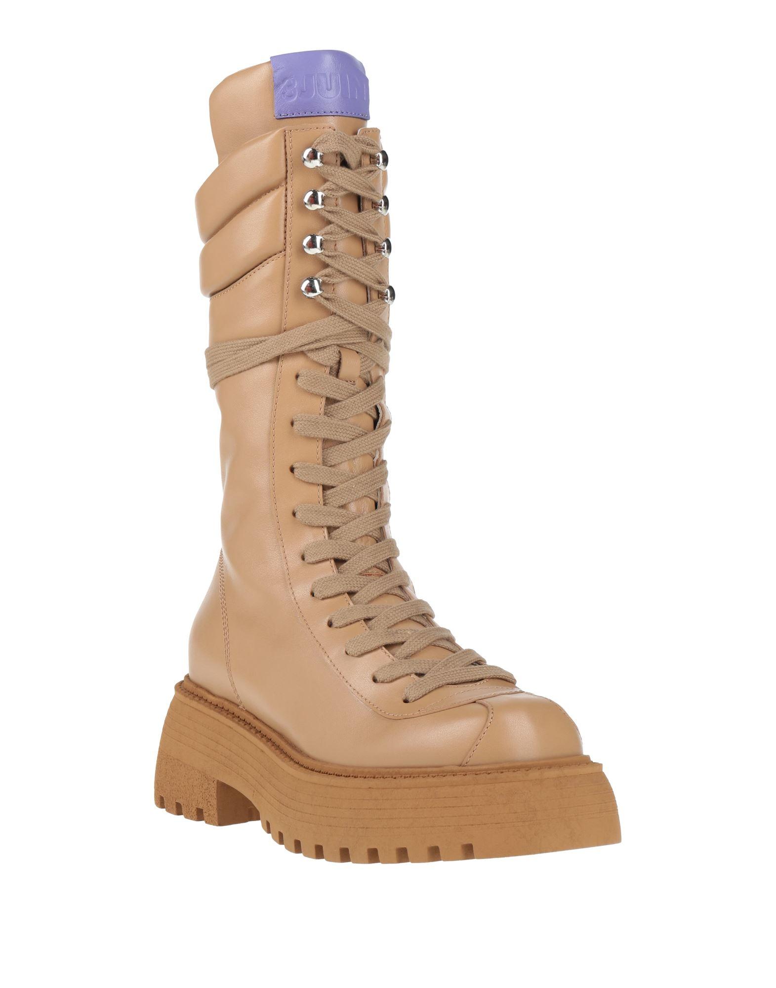 3JUIN CARAMEL レザー DEB ブーツ 3Juin Ankle boots for Women | Online Sale up to 70% off | Lyst