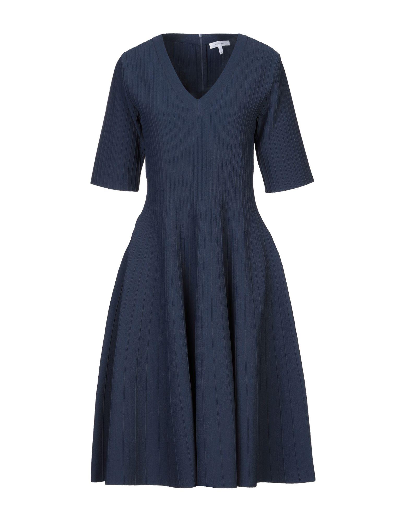 CASASOLA Knee-length Dress in Blue - Lyst