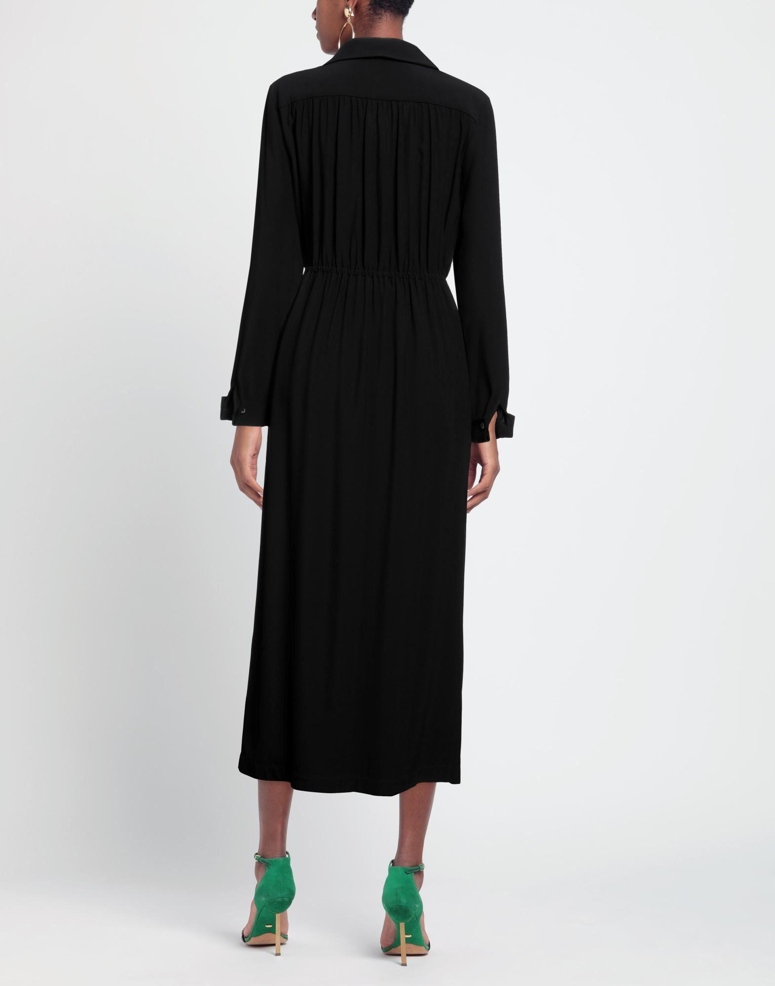 Liviana Conti Midi Dress in Black | Lyst