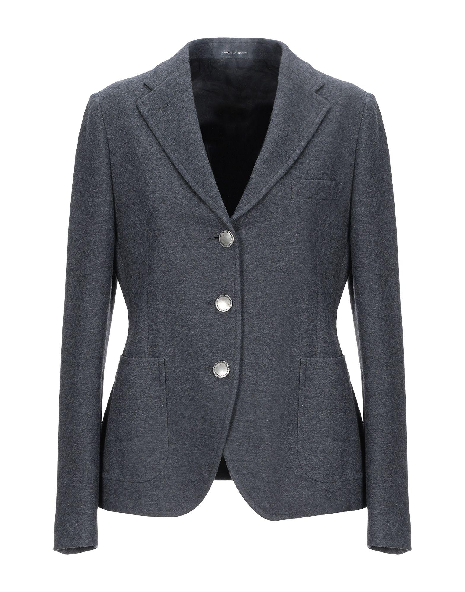Tagliatore 0205 Cotton Blazer in Grey (Gray) - Lyst