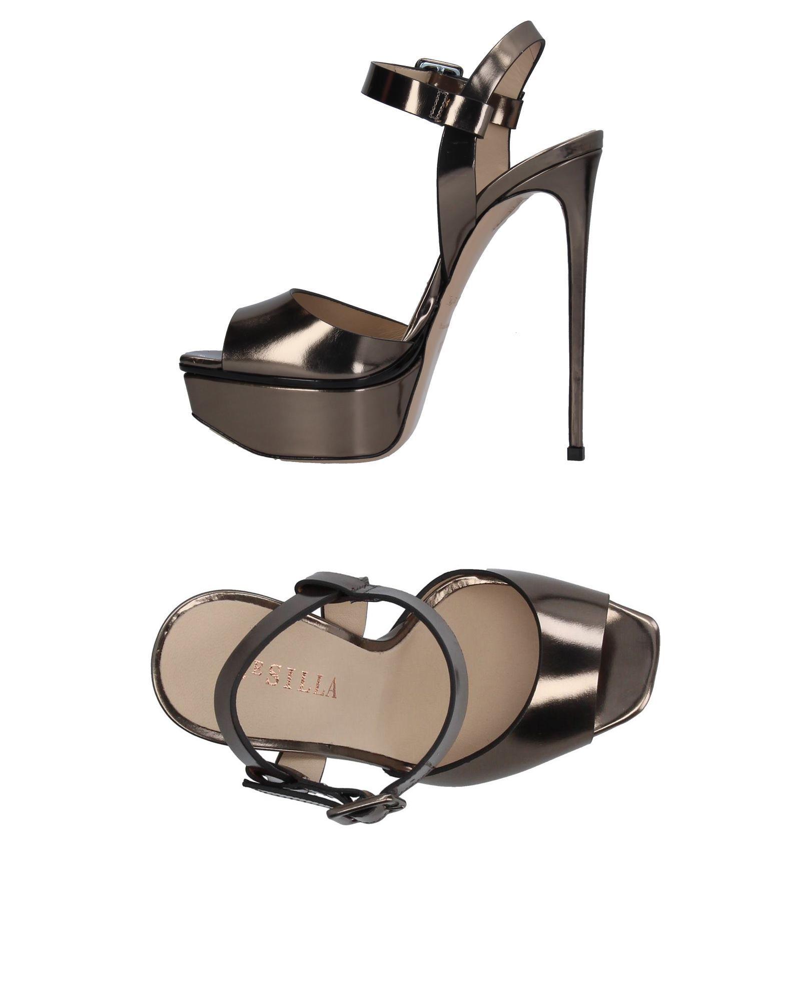 Le Silla Leather Sandals - Lyst