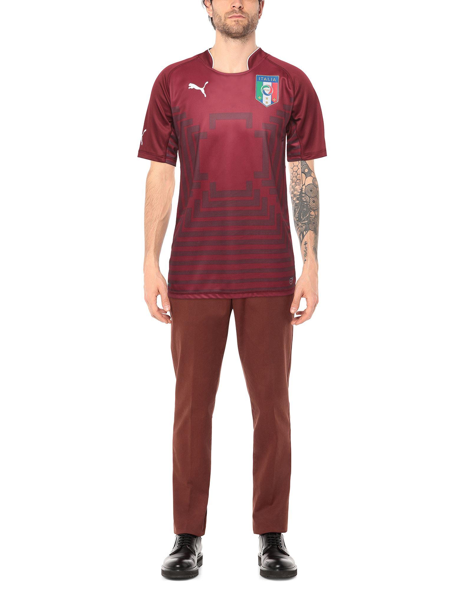 خريطة نطق عمدة puma maroon t shirt 