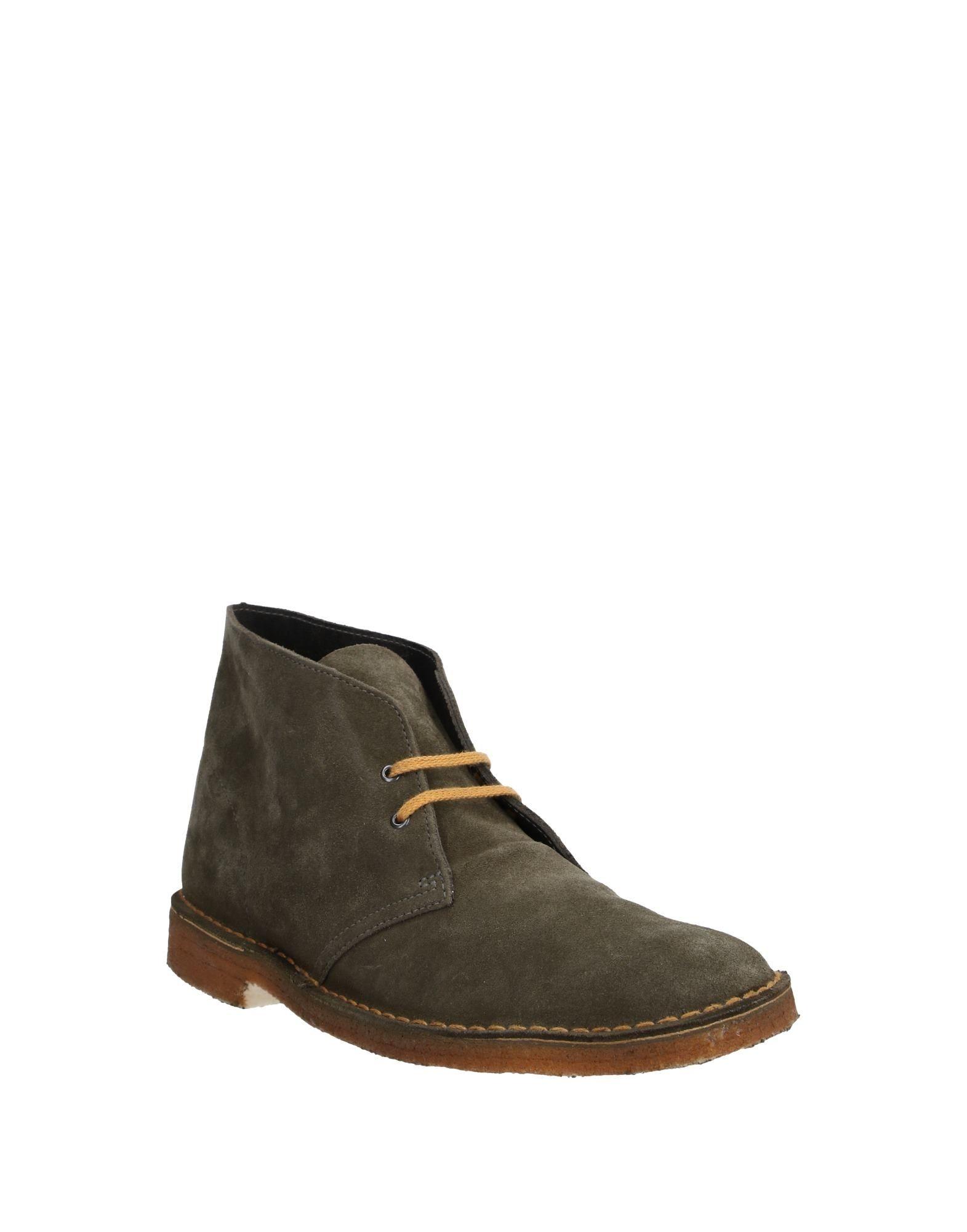 Clarks Leather Ankle Boots in Military Green (Green) for Men - Lyst