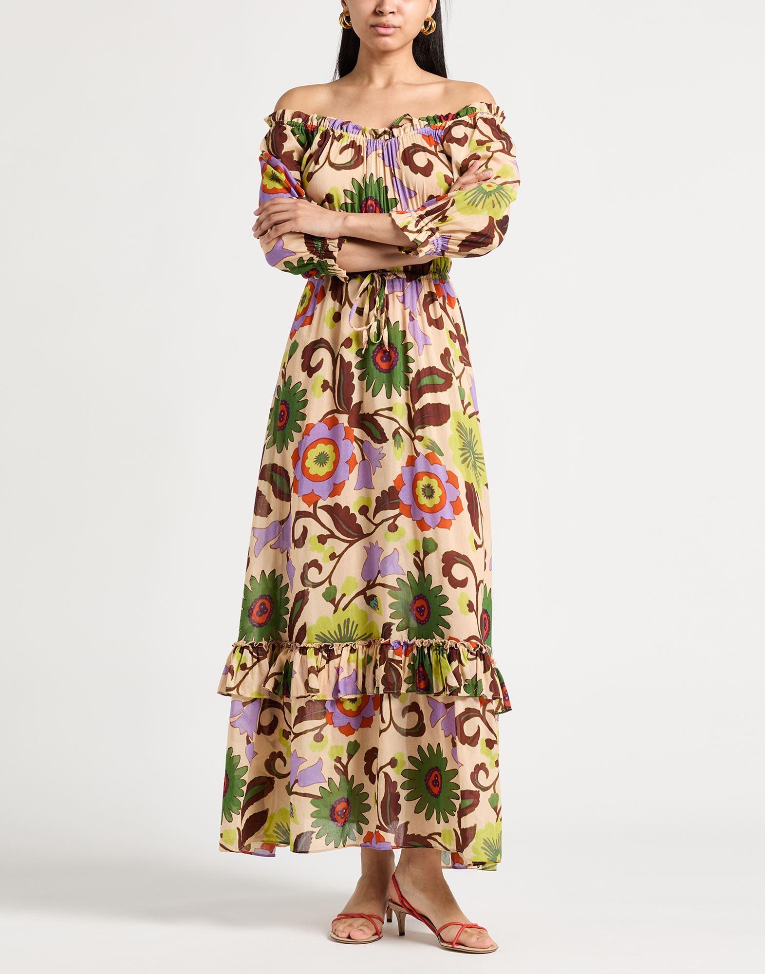 anjuna midi dress Floral Print Midi Length Dress
