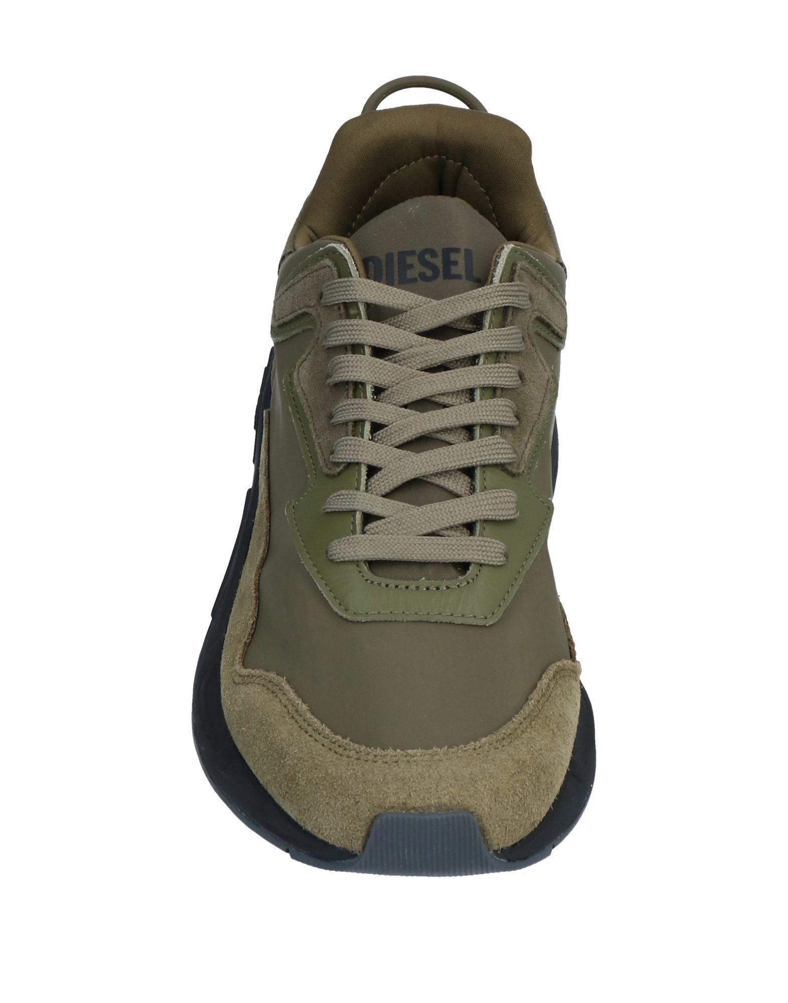 diesel sneakers military green