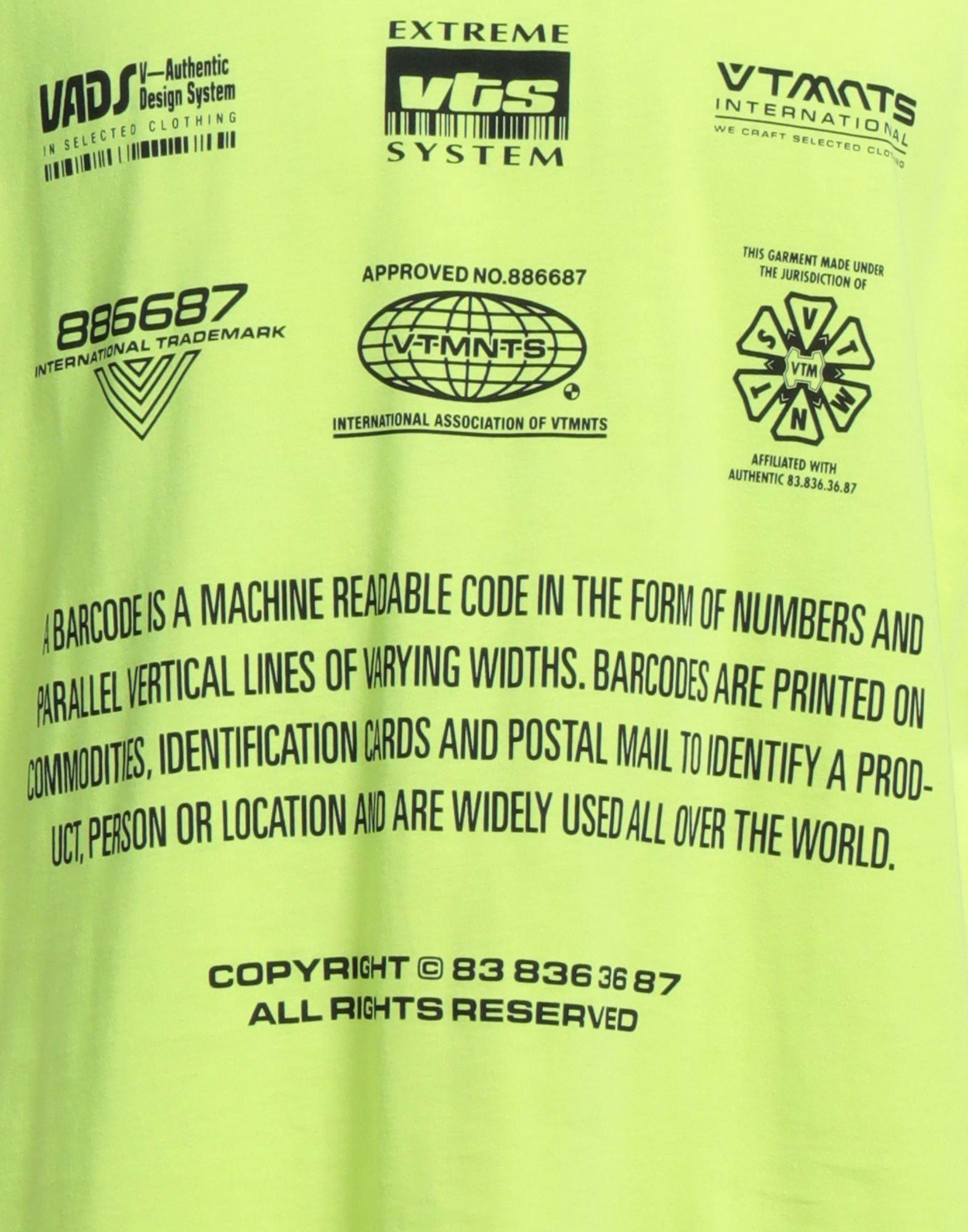 選べる配送時期 vetements ヴェトモン Green Code Jersey shirt | www