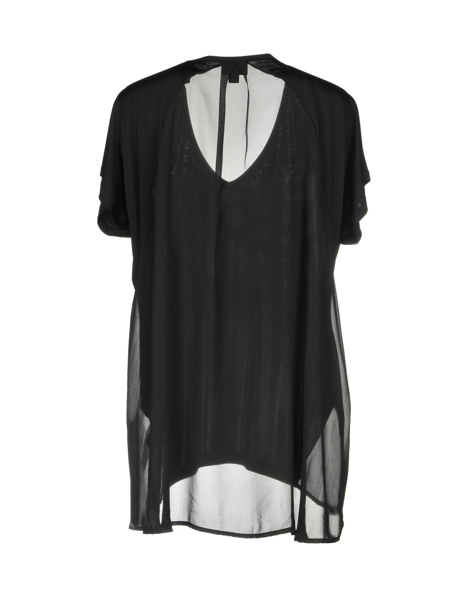 Just Cavalli Synthetic Blouse in Black - Lyst