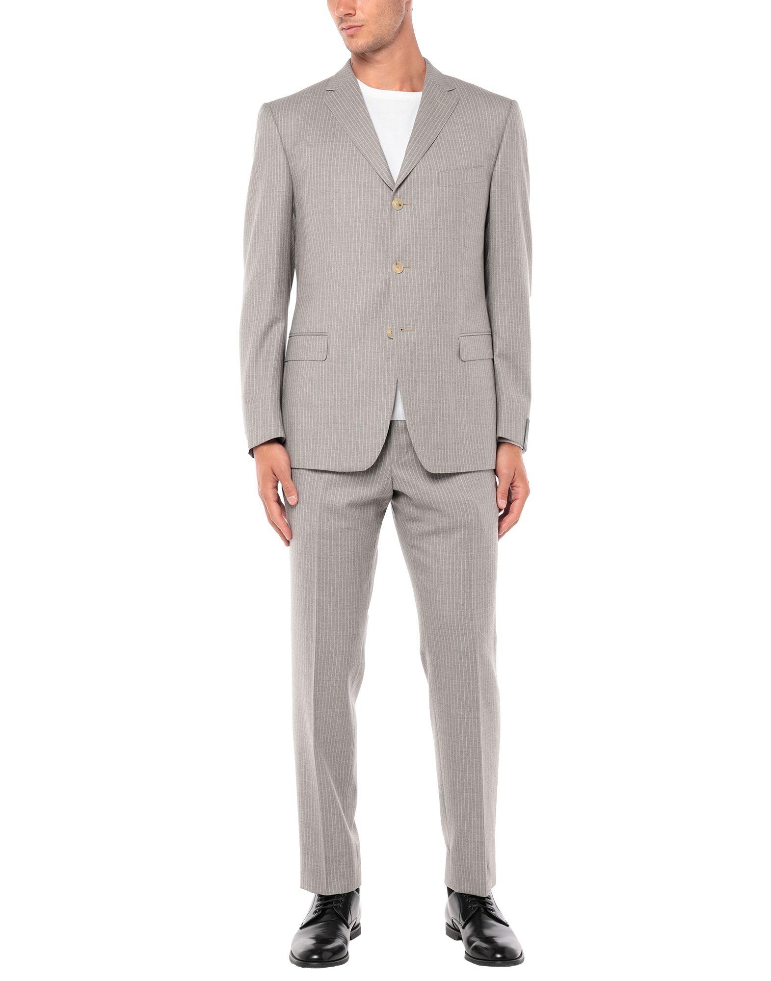 Z Zegna Flannel Suit in Light Grey (Gray) for Men - Lyst