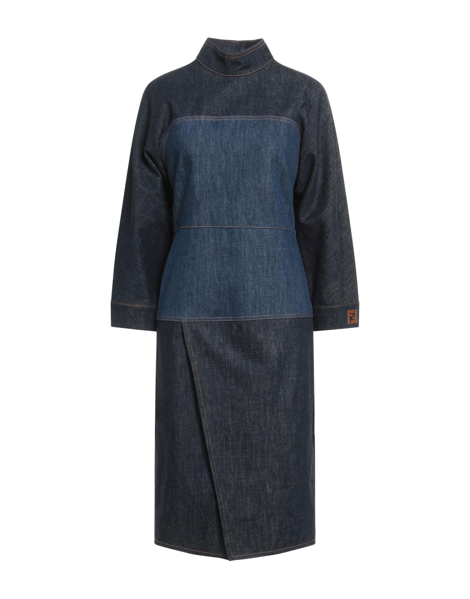 ワンピース FENDI POWDER BLUE COTTON DRESS Dress Fabric Blue | Fendi