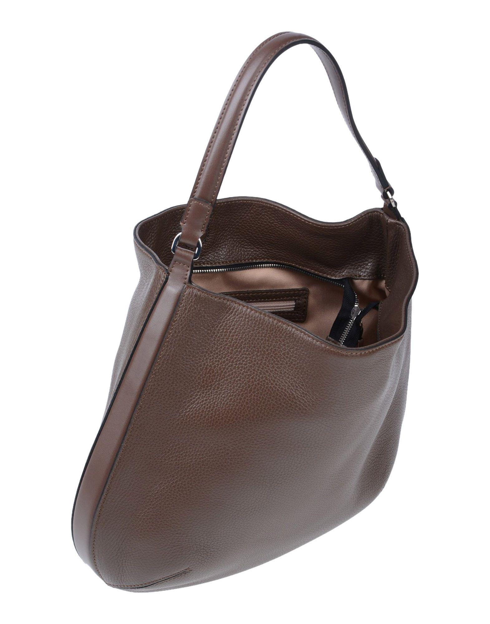 Gianni Chiarini Leather Handbag in Brown - Lyst