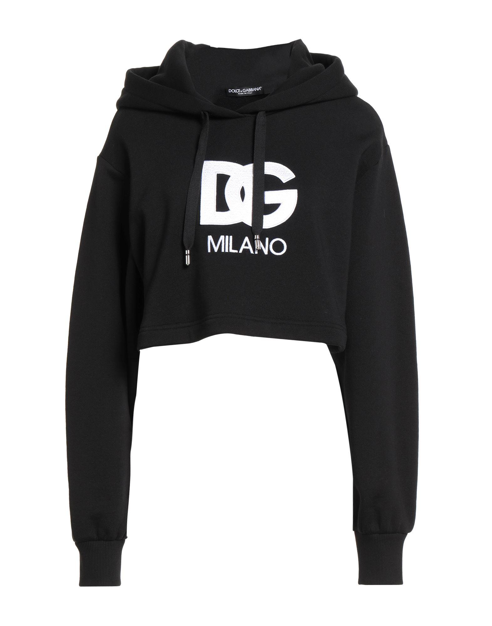 【DOLCE GABBANA】ロゴ入りフーディ Jersey hoodie with Dolce&Gabbana logo lettering in Black for