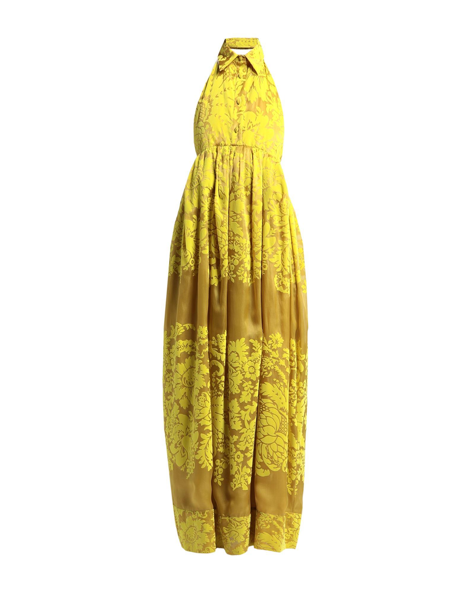 Rosie Assoulin short puff sleeves gown - Yellow